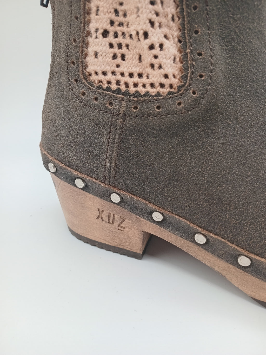 BOTA TEXANA XVZ CINZA COURO TAXA ZIPER BOTIM