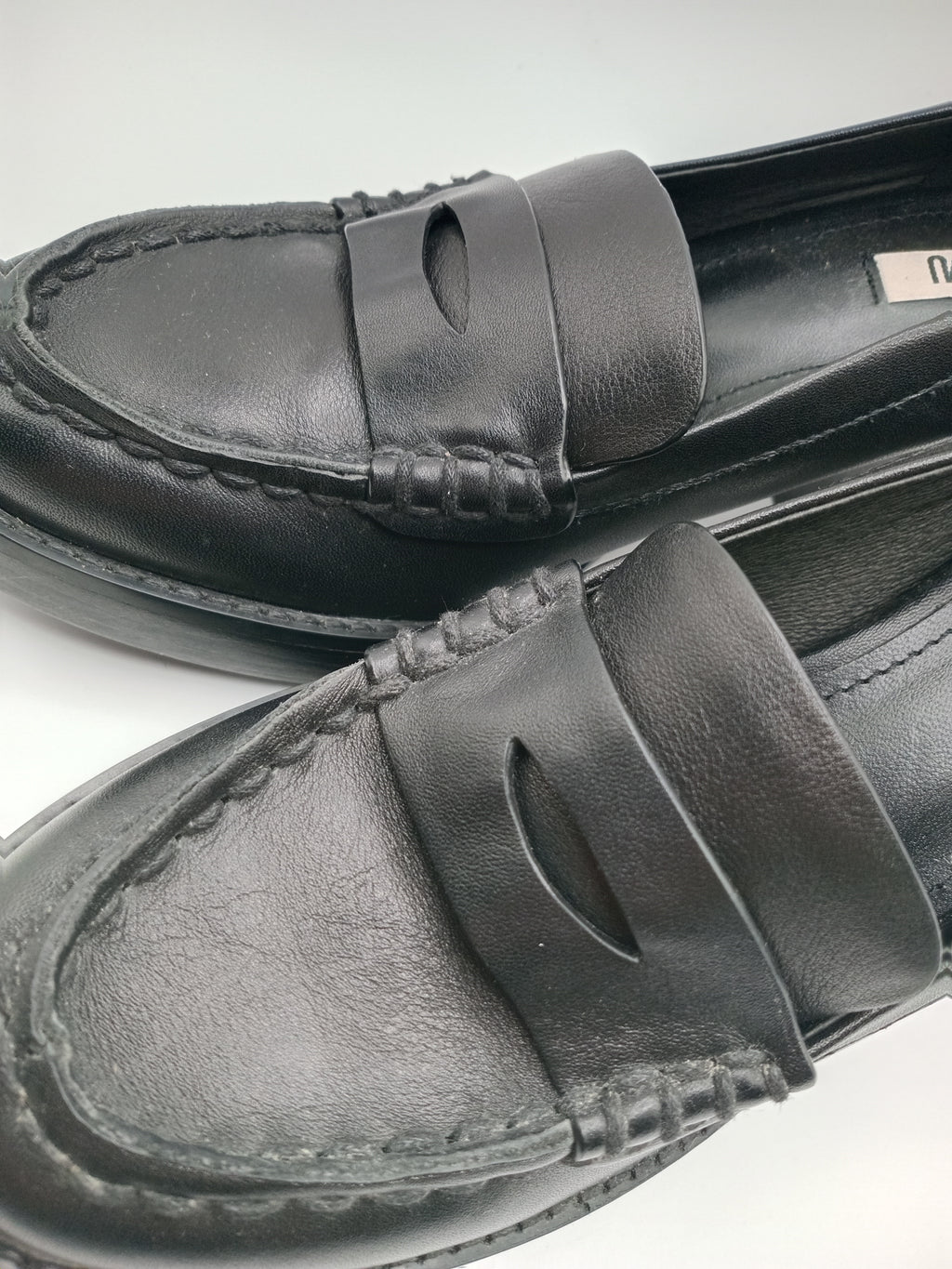 MOCASSIM SALTO BIBI LOU PRETO COURO LISO