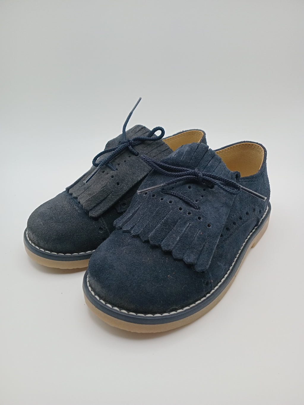 SAPATO INFANTIL POWER KIDS AZUL MARINHO COURO FRANJA APLICAÇÃO REMOVÍVEL