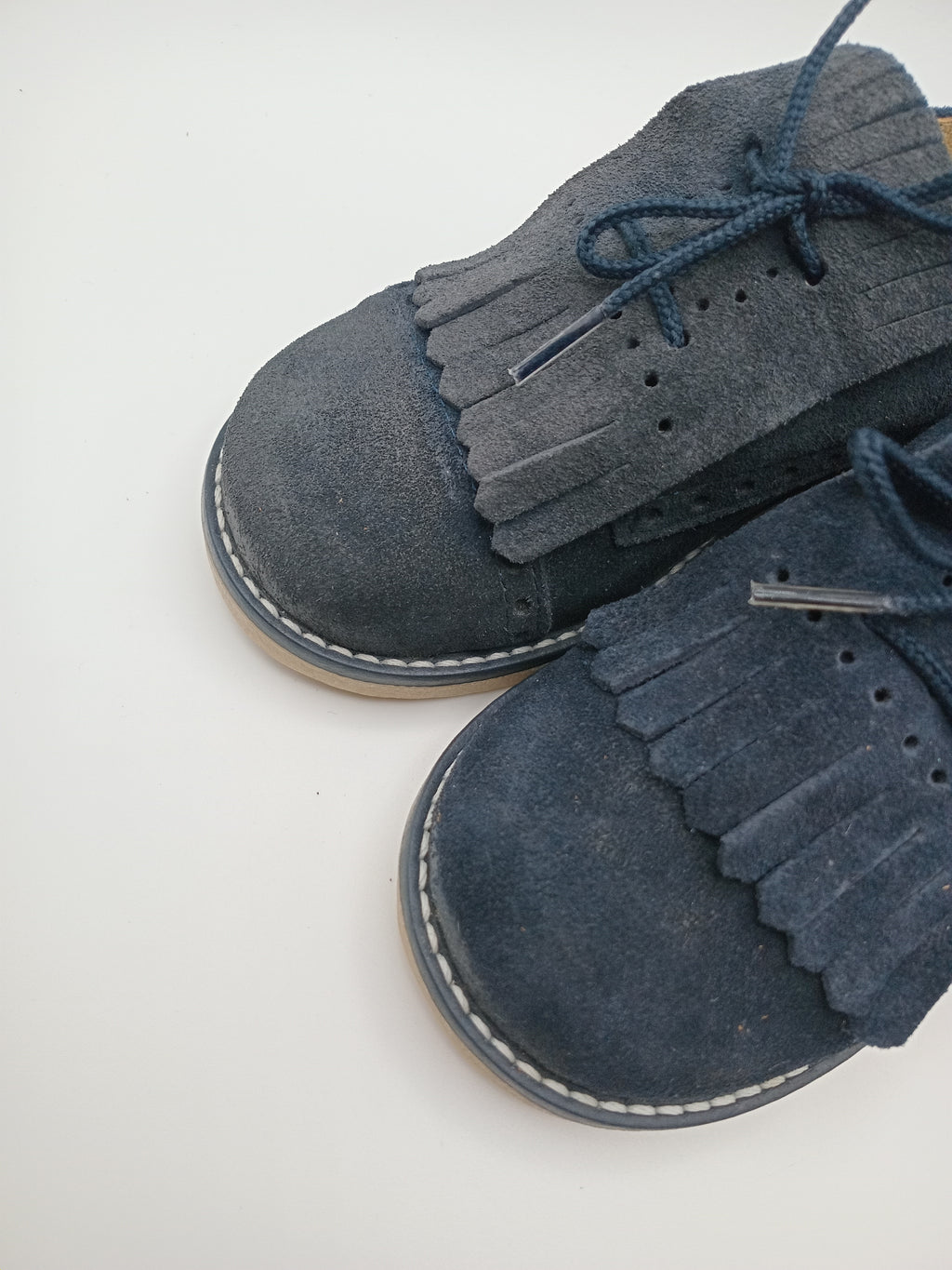 SAPATO INFANTIL POWER KIDS AZUL MARINHO COURO FRANJA APLICAÇÃO REMOVÍVEL