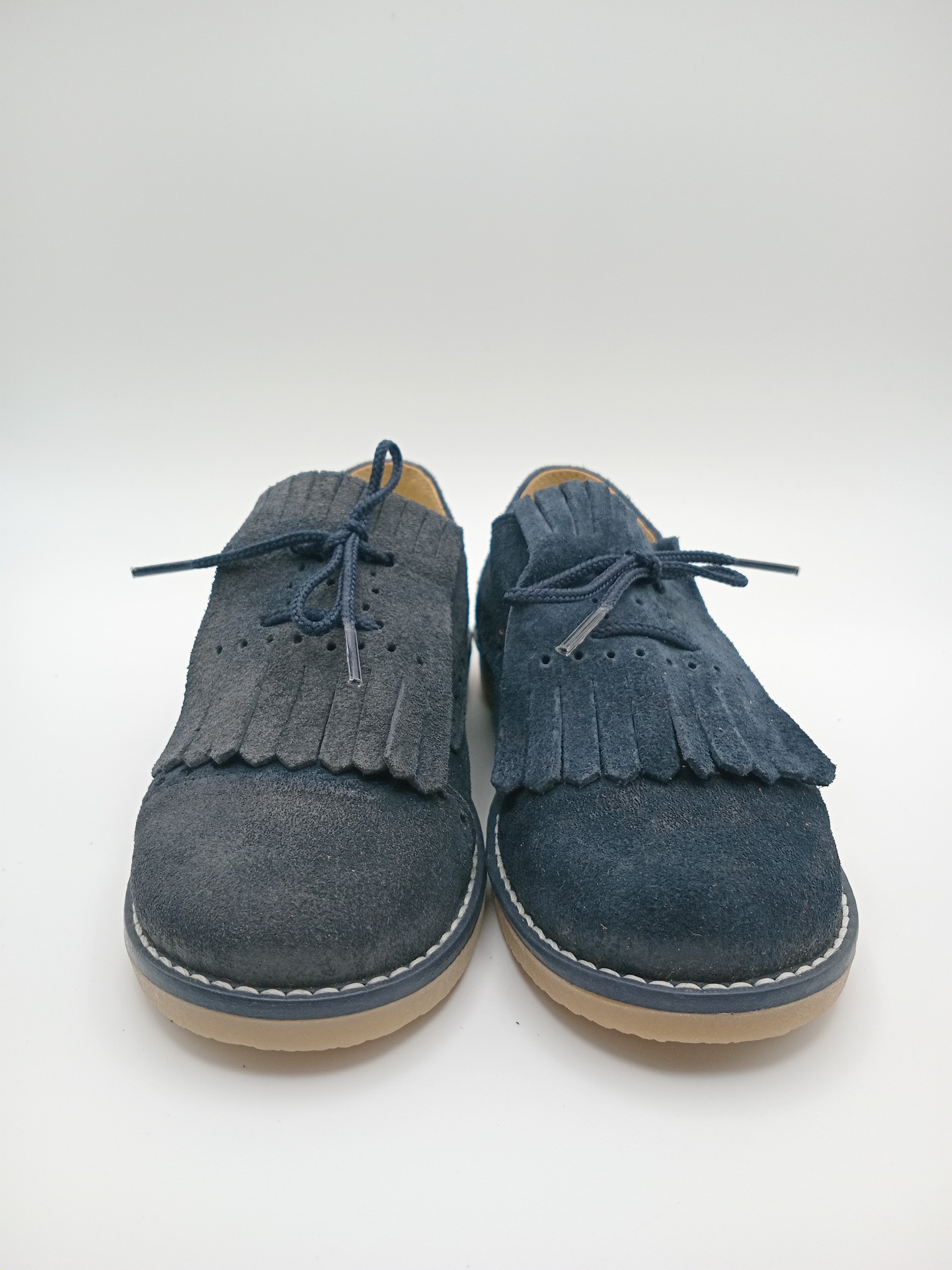 SAPATO INFANTIL POWER KIDS AZUL MARINHO COURO FRANJA APLICAÇÃO REMOVÍVEL