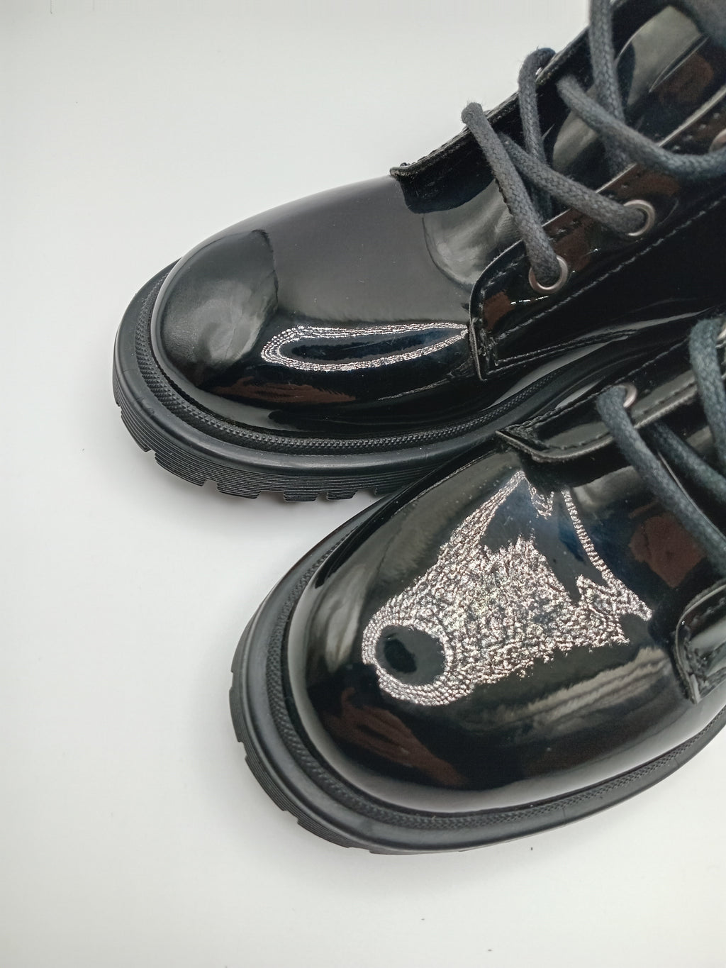 BOTA COTURNO POWER KIDS PRETO ECO PELE LISO ZIPER