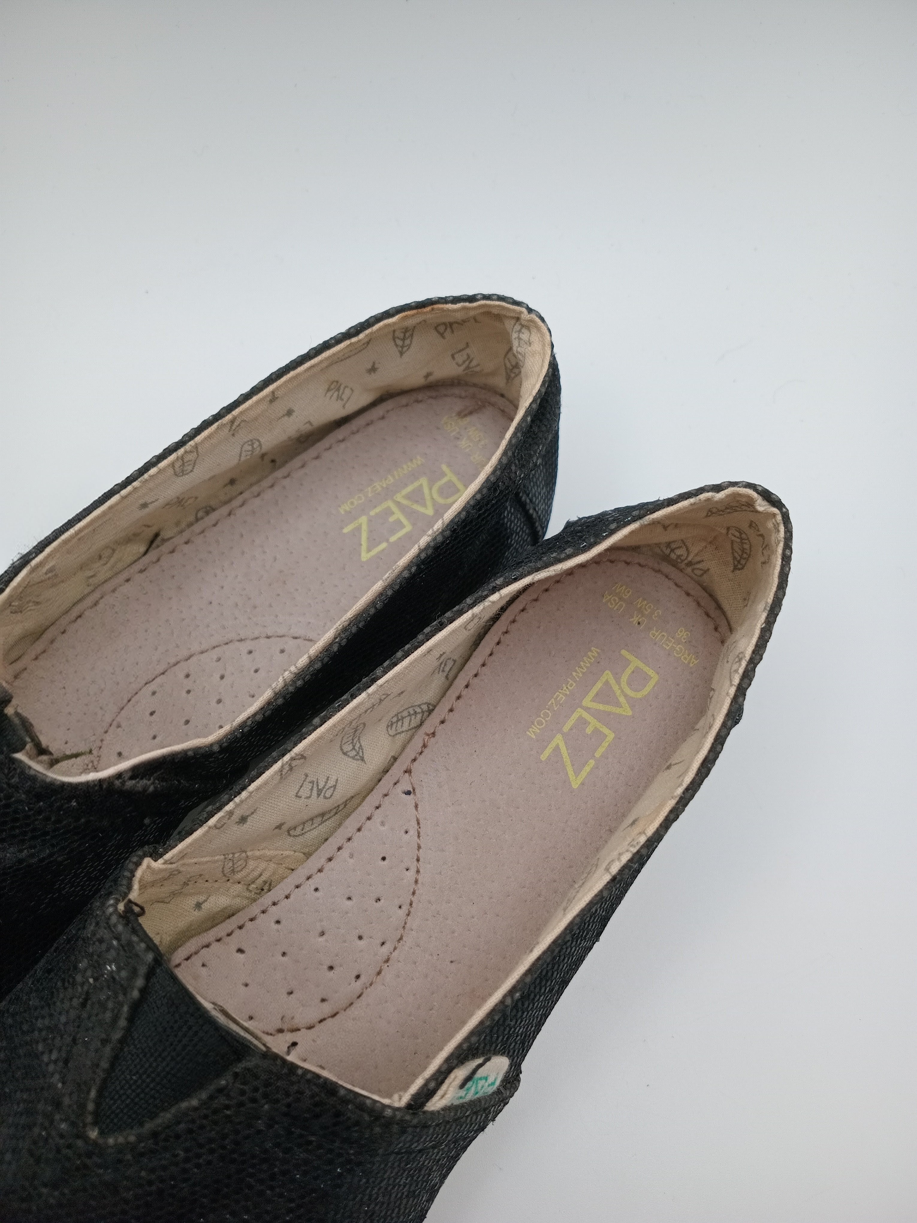 ALPARGATAS PAEZ PRETO BRILHO ELÁSTICO