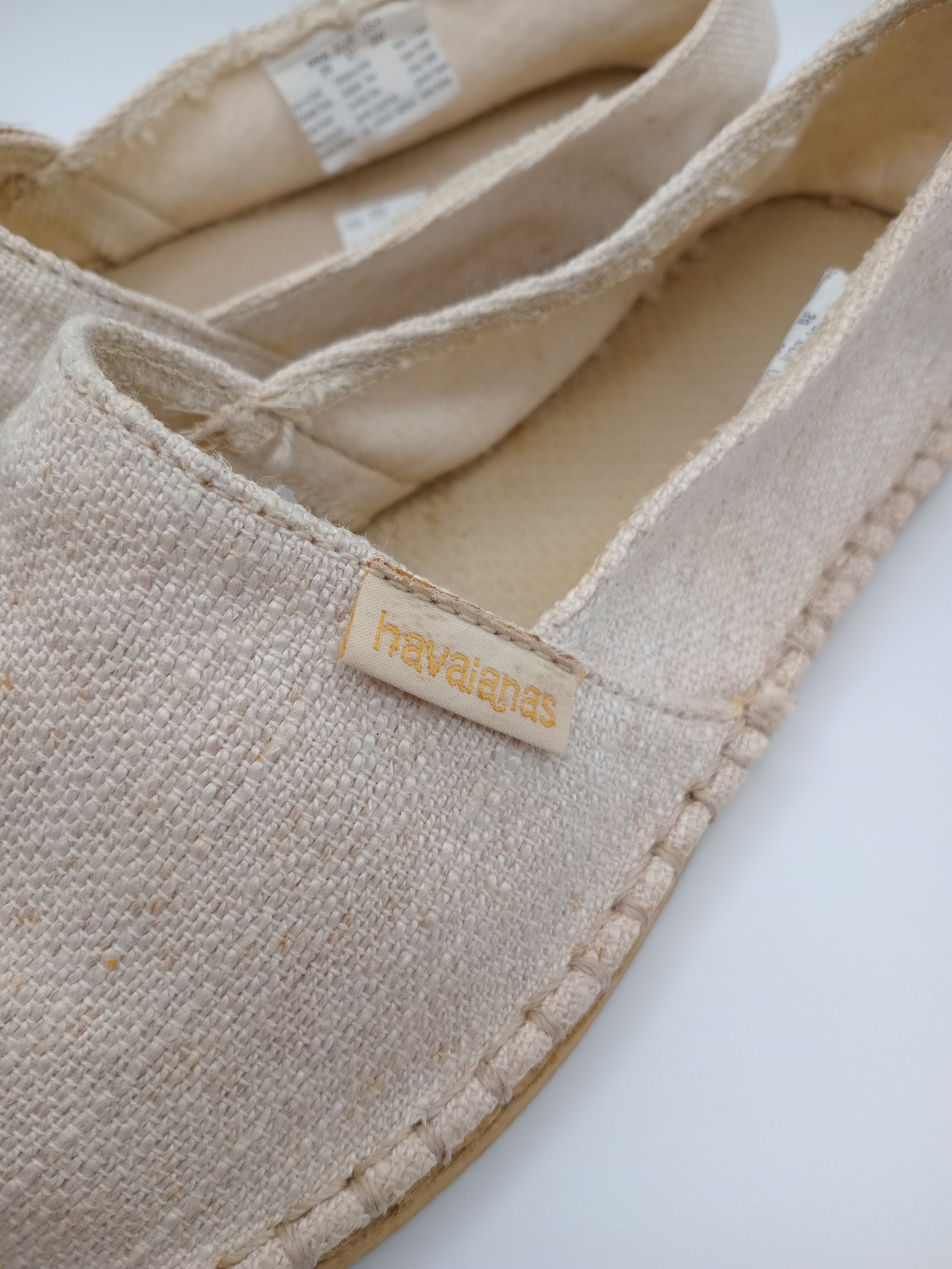 ALPARGATAS HAVAIANAS BEGE CRU