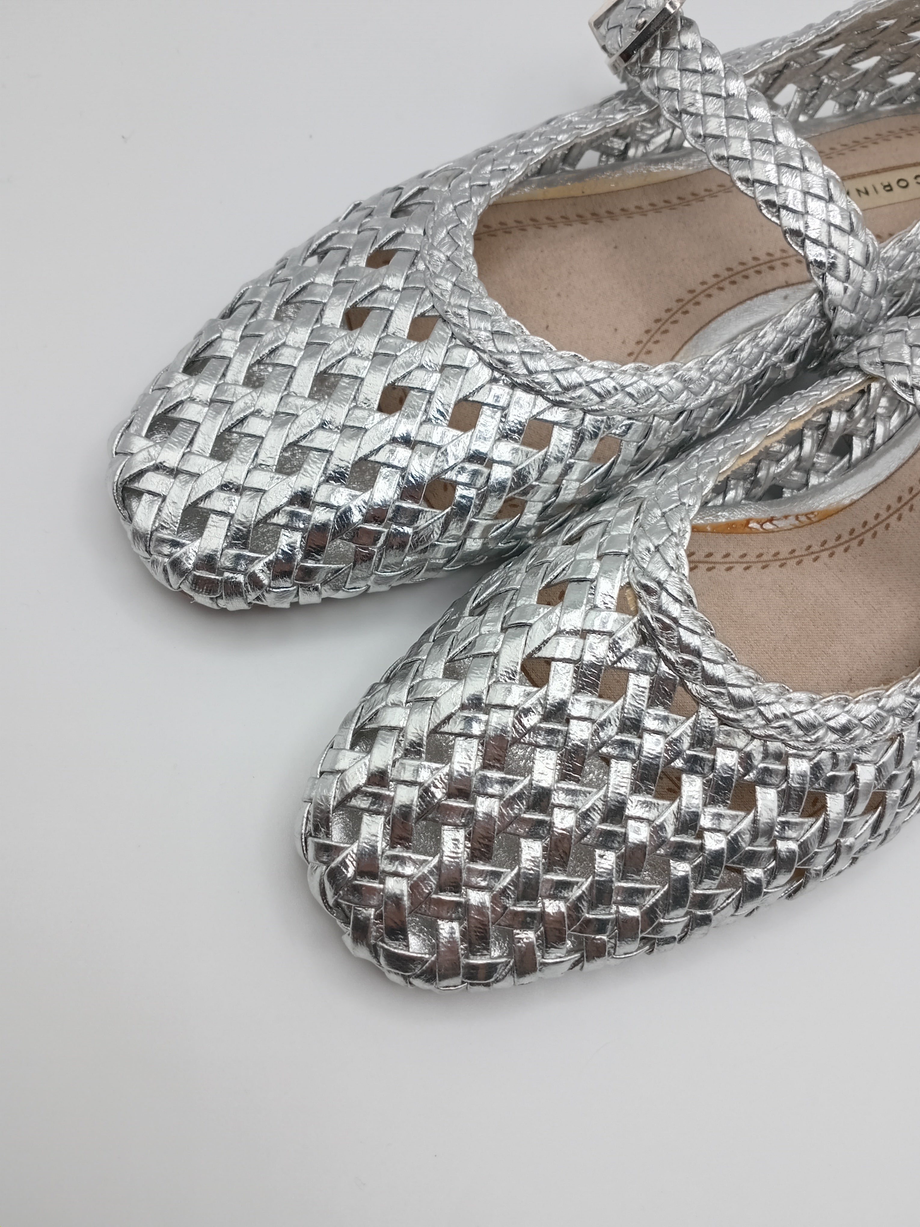 SABRINA MARY JANE CORINA PRATA ENTRELACE MACRAME