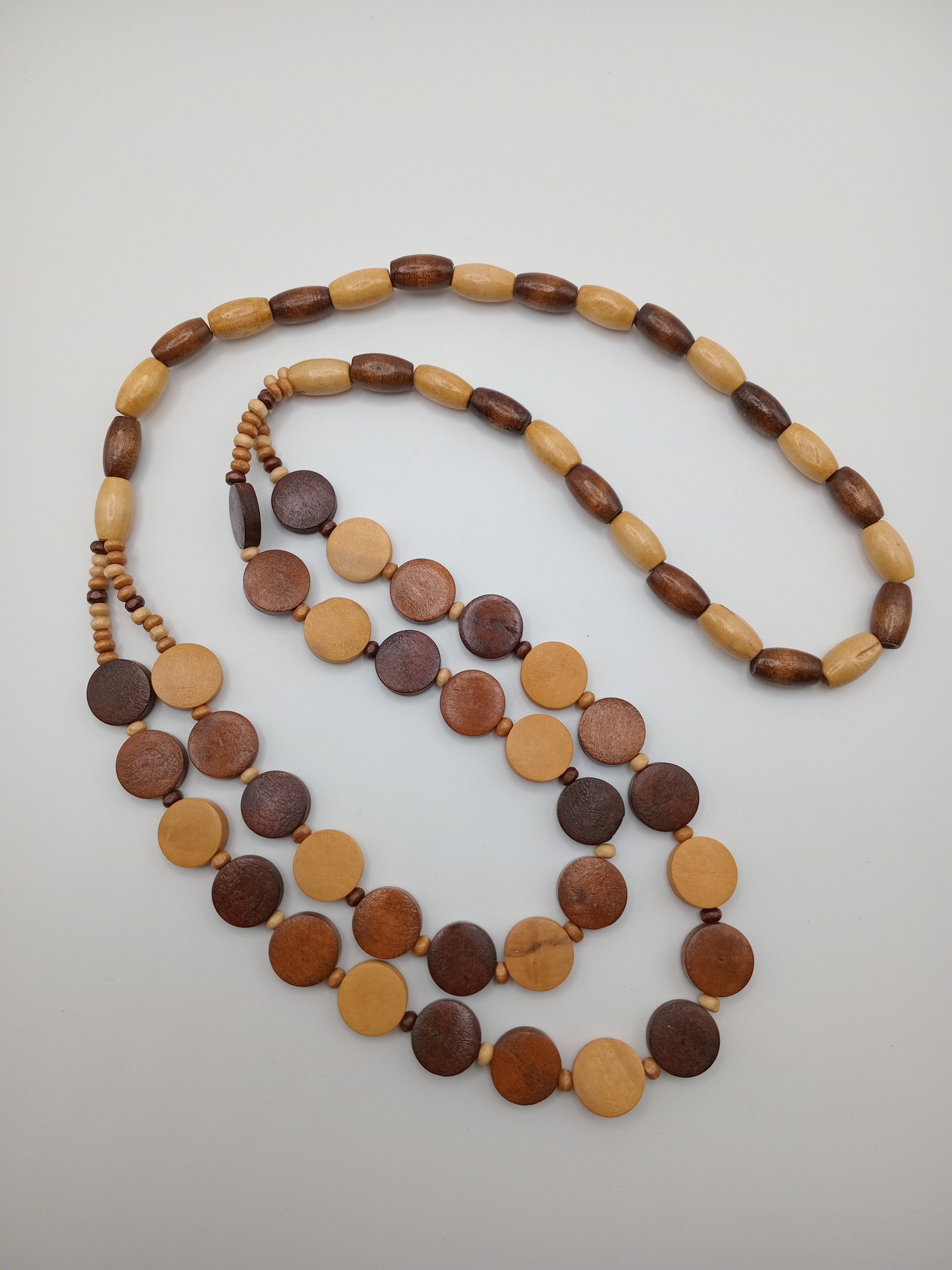 COLAR CÍRCULOS DUPLA TIRAS MISSANGAS