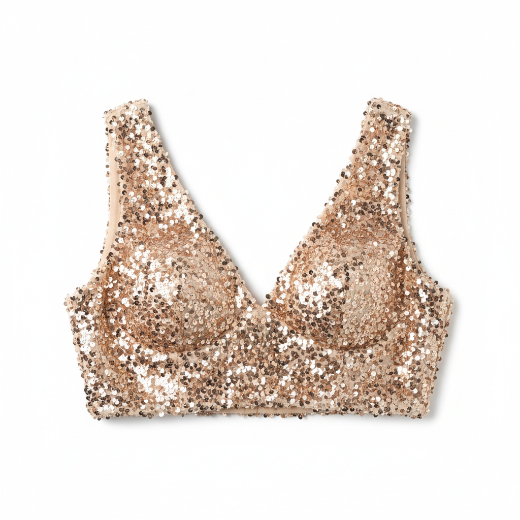 TOP PINK BOOM SALMON ROSE NUSE BRILHO LANTEJOULAS BOJO ALÇA GROSSA