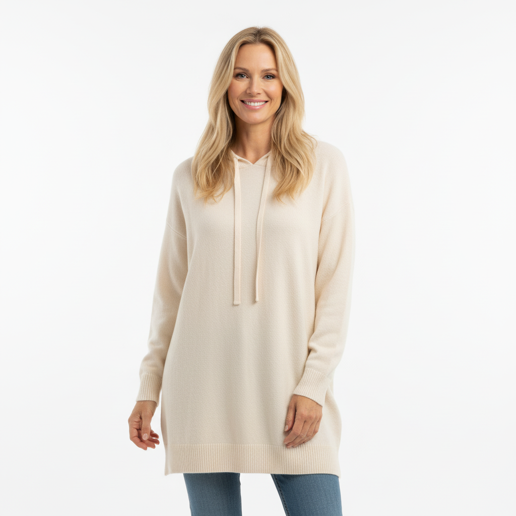 CAMISOLA SERENDIPITY AMARELO BEBE PUNHO BARRA CANELADO TOUCA AJUSTAVEL