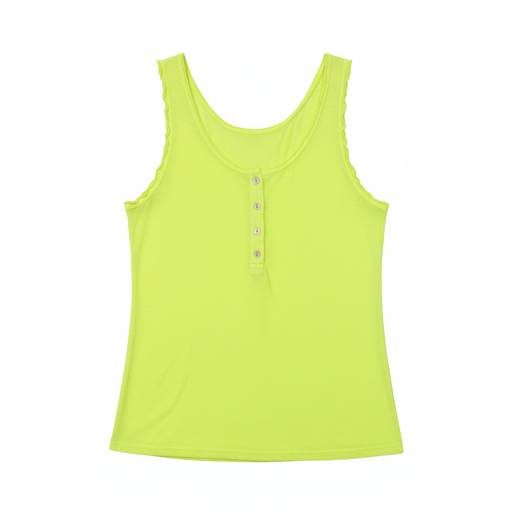 REGATA COUTUREVE AMARELO BOTÕES FRONTAL BABADO CAVA