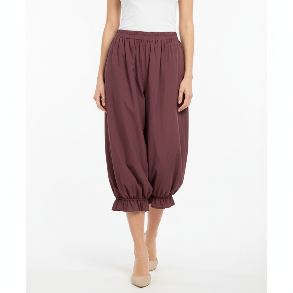 CALÇA ALADINO NEFELIBATA BORDO BABADO NA BARRA