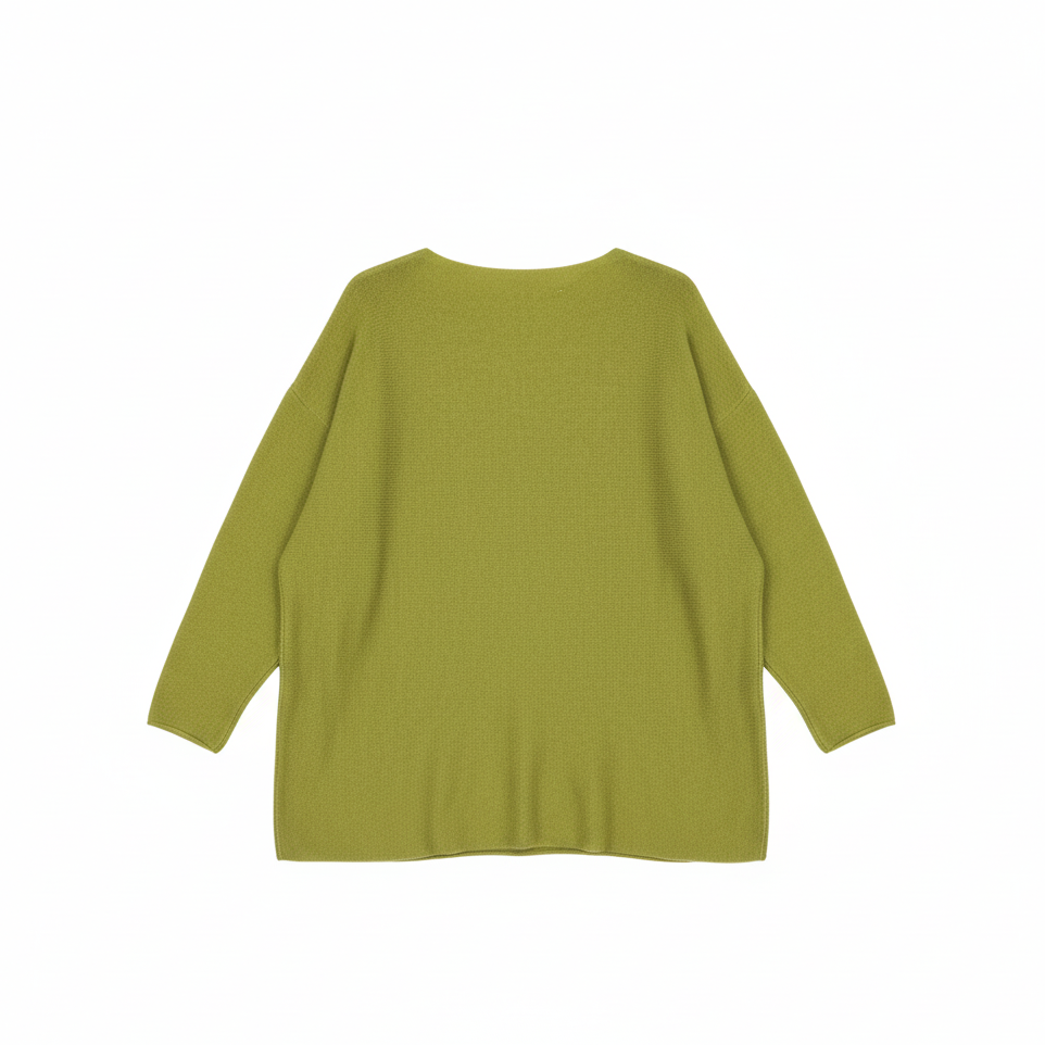 CAMISOLA CAMILLE FRANCE VERDE DECOTE EM BICO CAMISA DE MANGA CUMPRIDA APLIQUES DE BOTÕES DOURADOS
