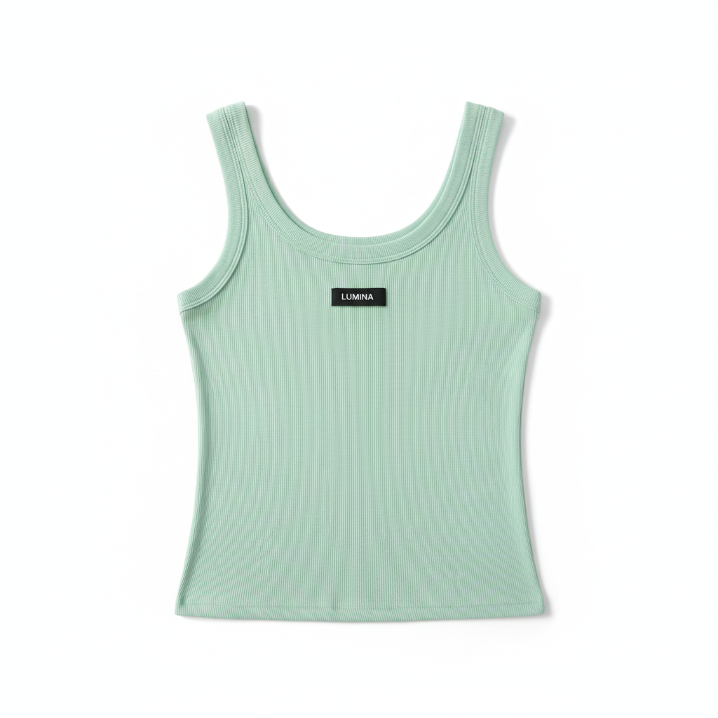 REGATA LUMINA VERDE BEBE DETALHE ETIQUETA PRETA LOGO LUMINA