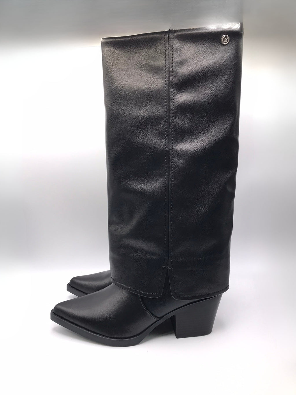 BOTA WESTERN XTI PRETO ECO PELE BICUDO FENDA