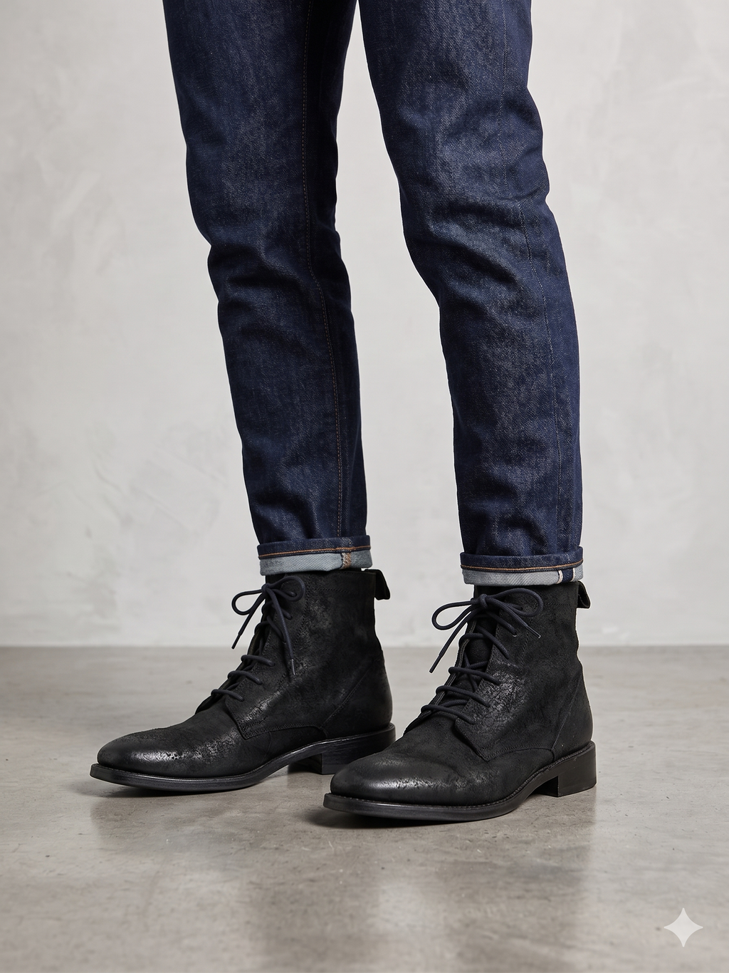Bota I have a Tribe Homem Lona Camurça Casual Cano Alto Confortáveis Solado Antiderrapante Resistente Estilo Clássico Urbana Moda Outono Inverno