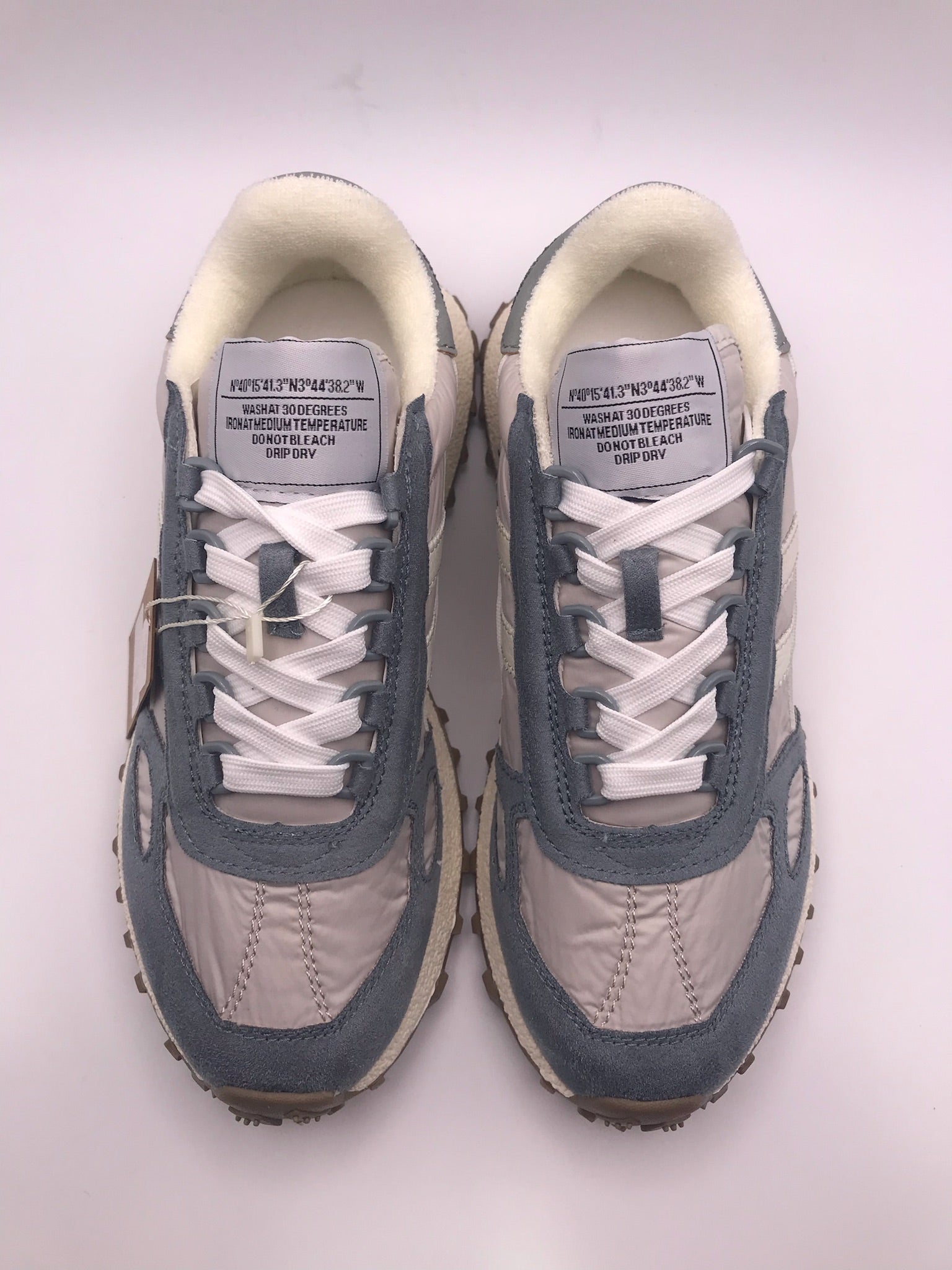 TÊNIS CORINA AZUL CINZA TRATORADO CAMURÇA IMPERMEAVEL