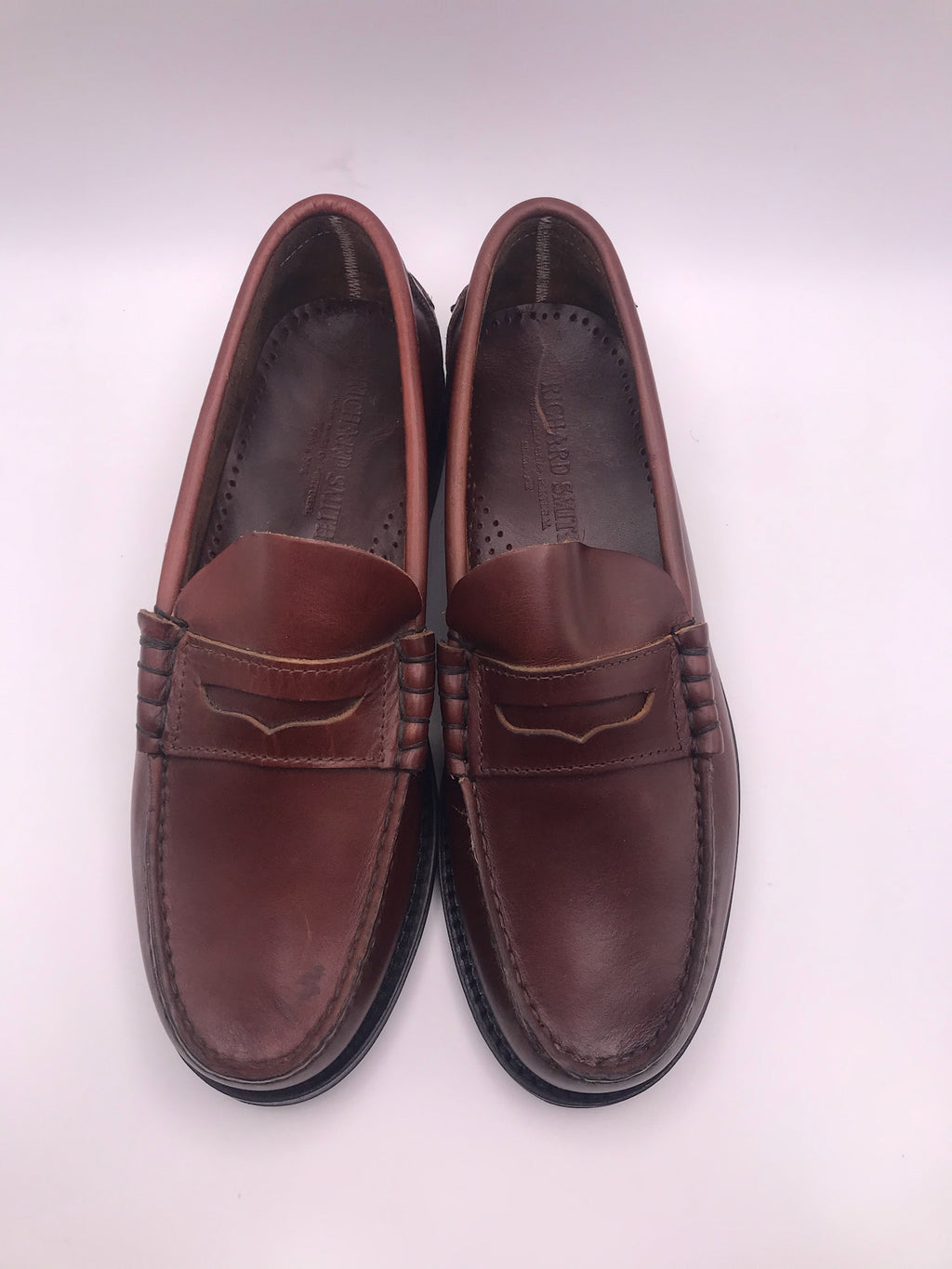 Sapatos Richard Smith Homem Pele Castanho escuro Nobuck Casual Oxford Atacadores Sola Confortável Leve Estilo Urbano Clássico Tendência Outono Inverno