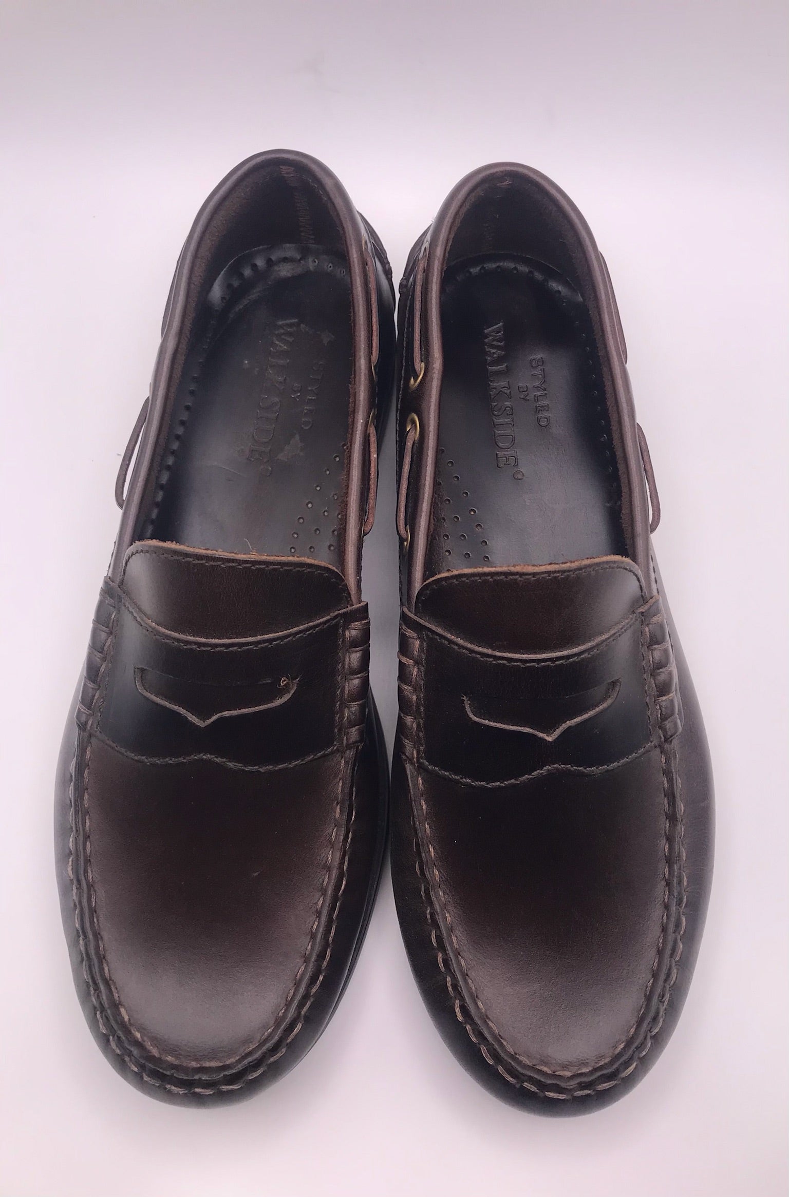 SAPATO SOCIAL WALKSIDE CASTANHO ESCURO COURO HOMEM MASCULINO