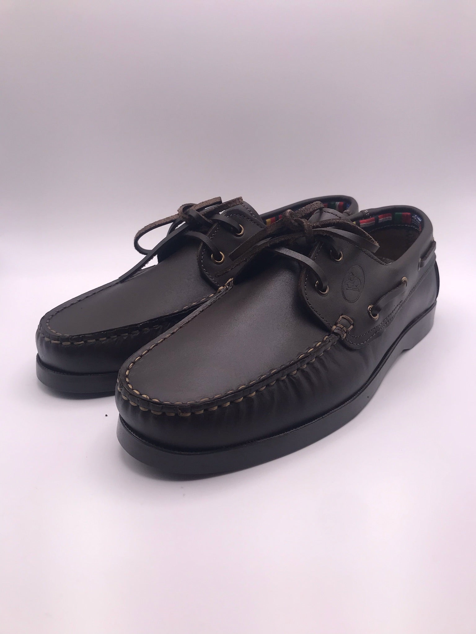 SAPATO SOCIAL P CASTANHO ESCURO COURO HOMEM MASCULINO ATACADORES