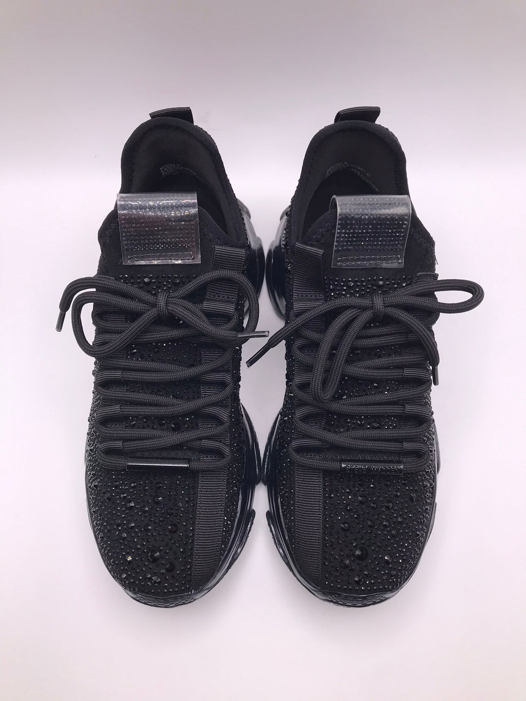 TÊNIS STEVE MADDEN PRETO BRILHO CRAVEJADO ATACADORES TRATORADO