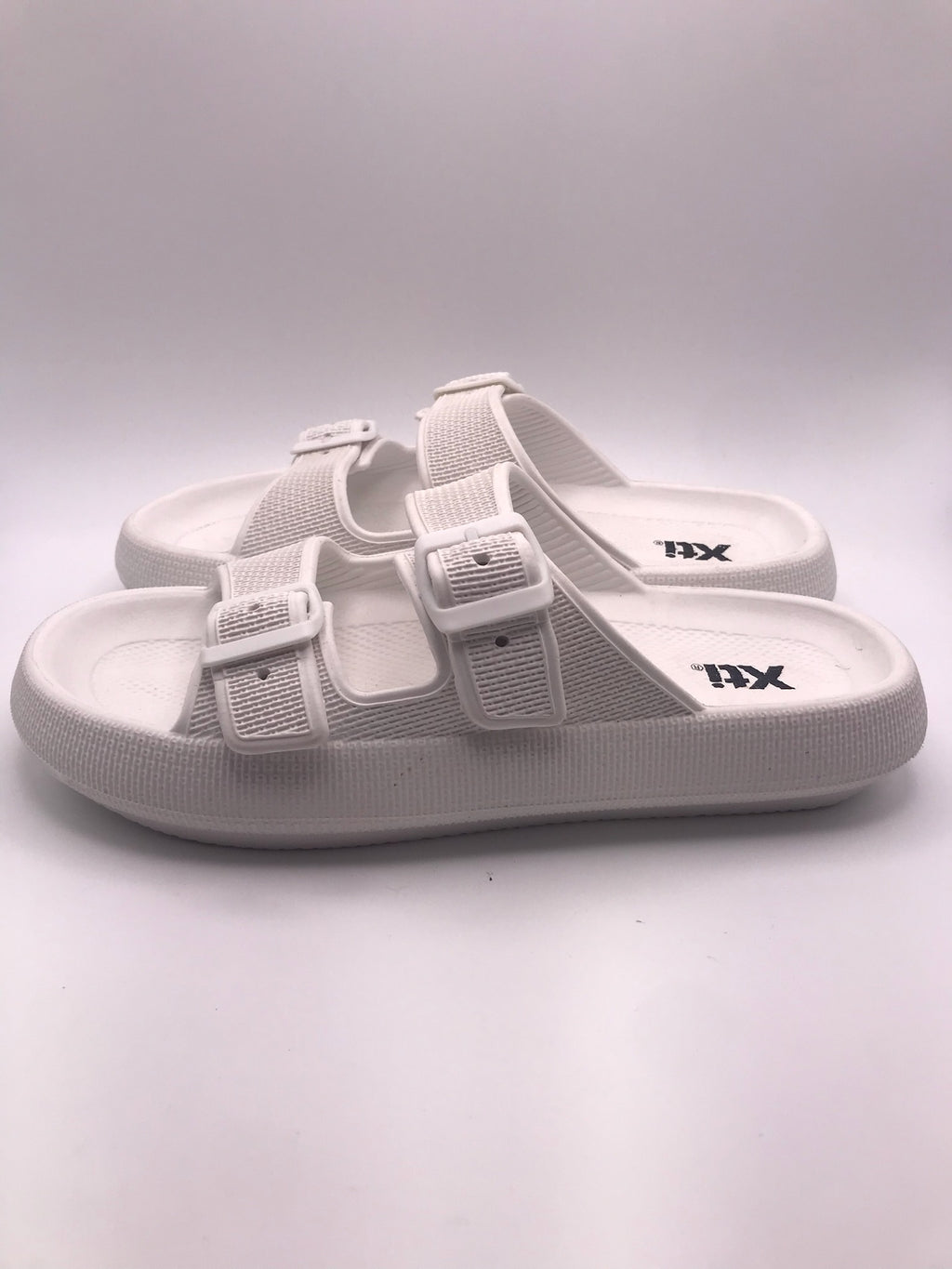 CHINELO SANDÁLIA XTI BRANCO TIRA DUPLA FIVELA PLASTICO