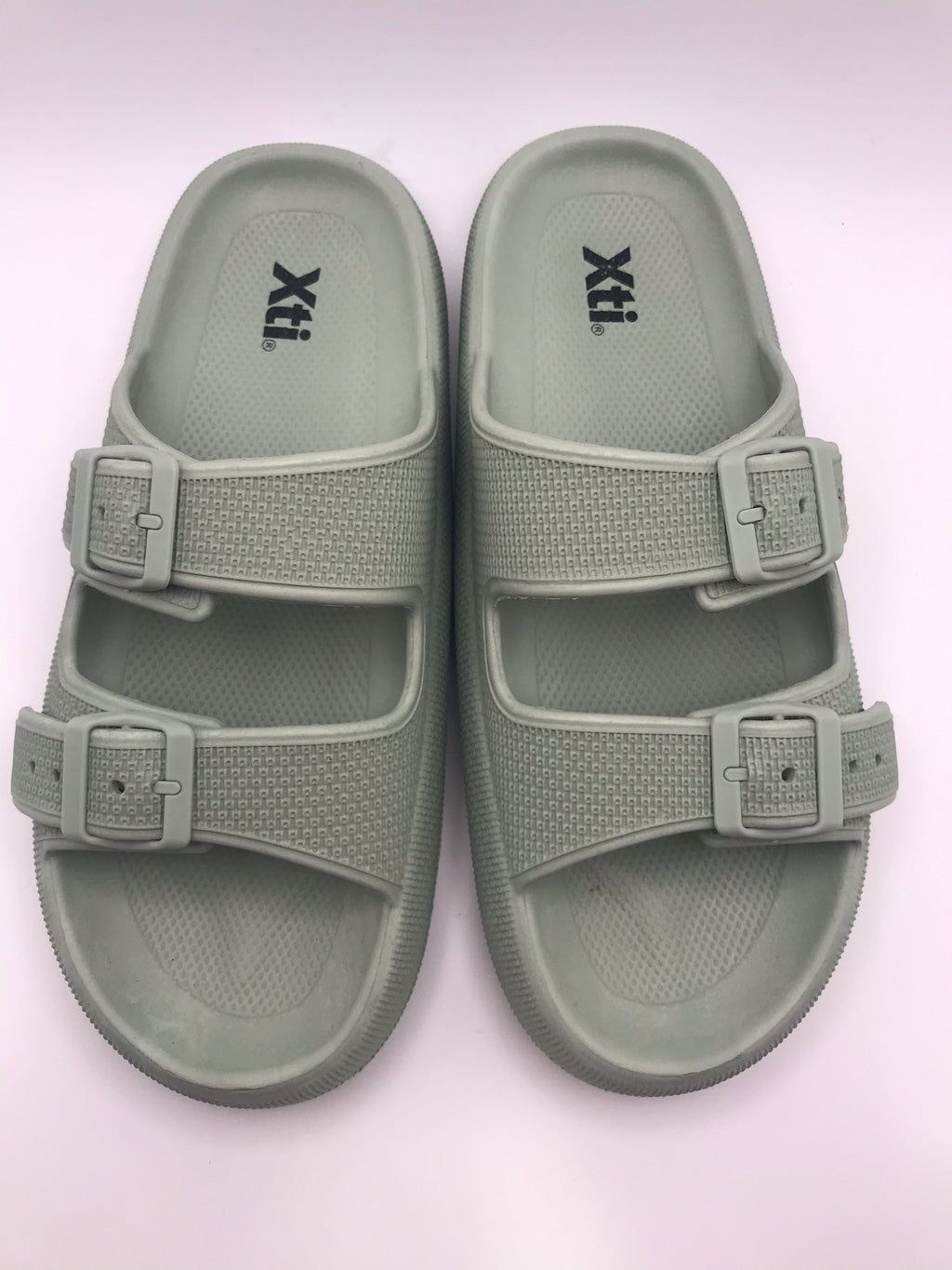 CHINELO SANDÁLIA XTI VERDE TIRA DUPLA FIVELA PLASTICO