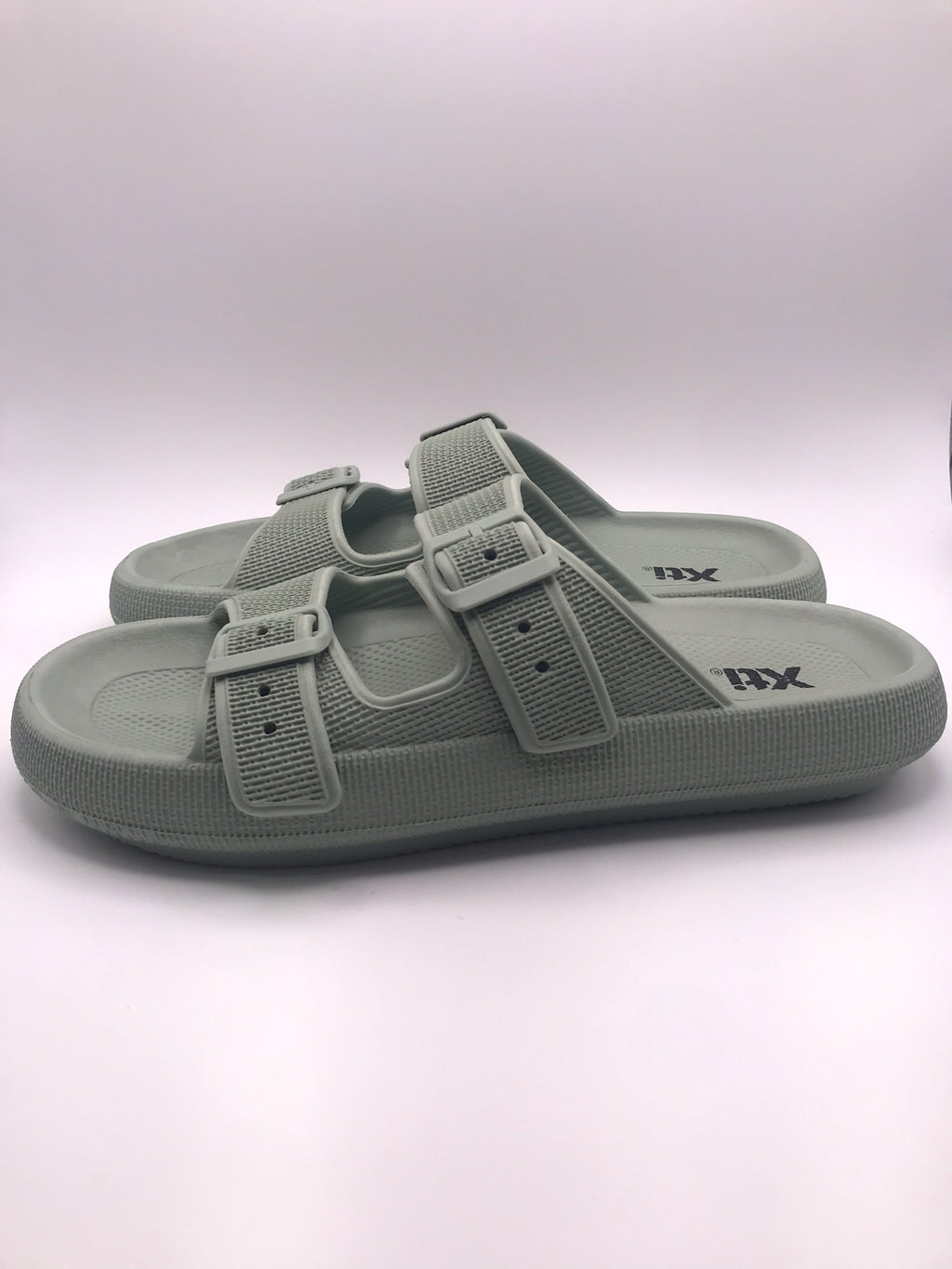 CHINELO SANDÁLIA XTI VERDE TIRA DUPLA FIVELA PLASTICO