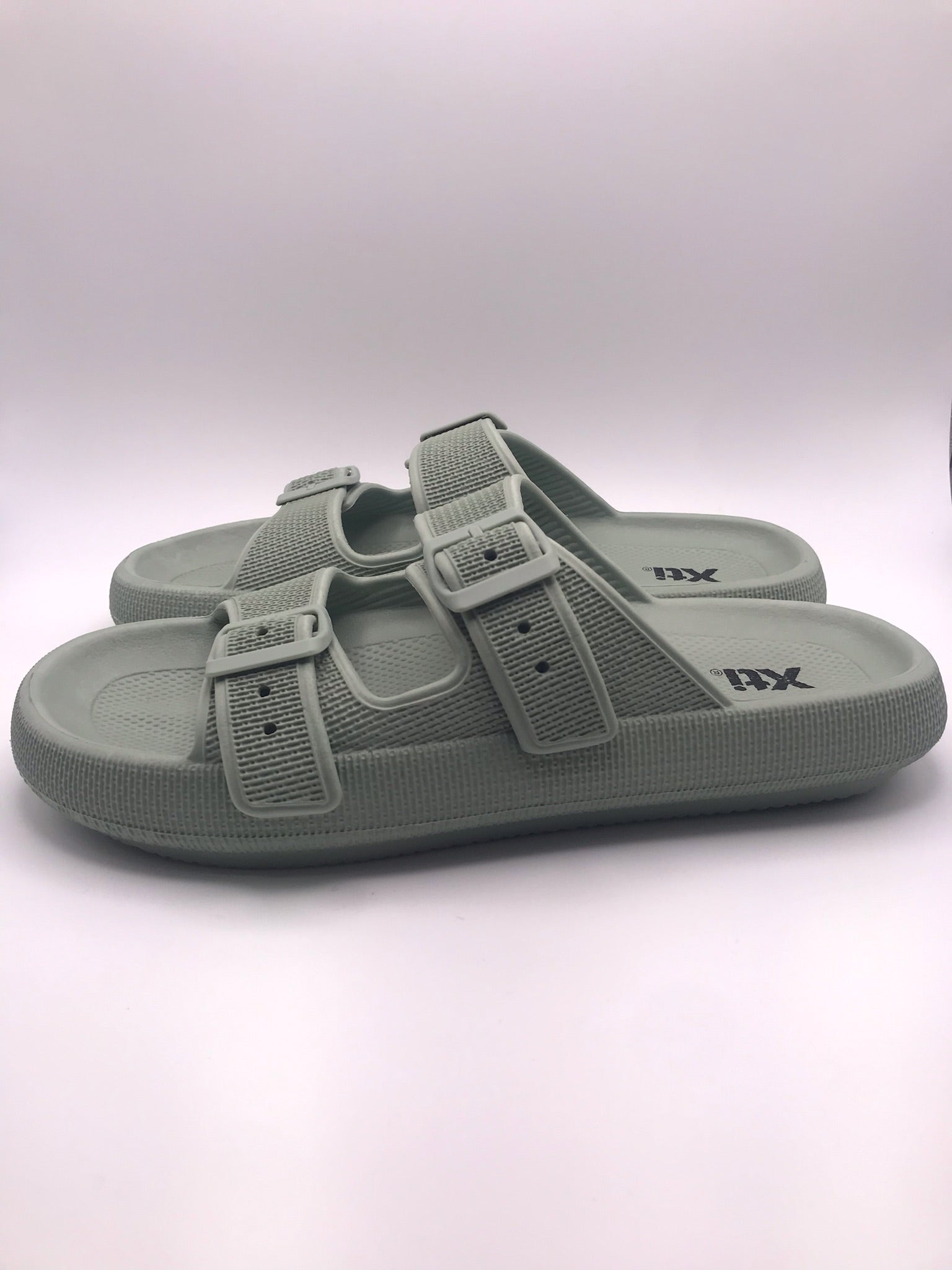 CHINELO SANDÁLIA XTI VERDE TIRA DUPLA FIVELA PLASTICO