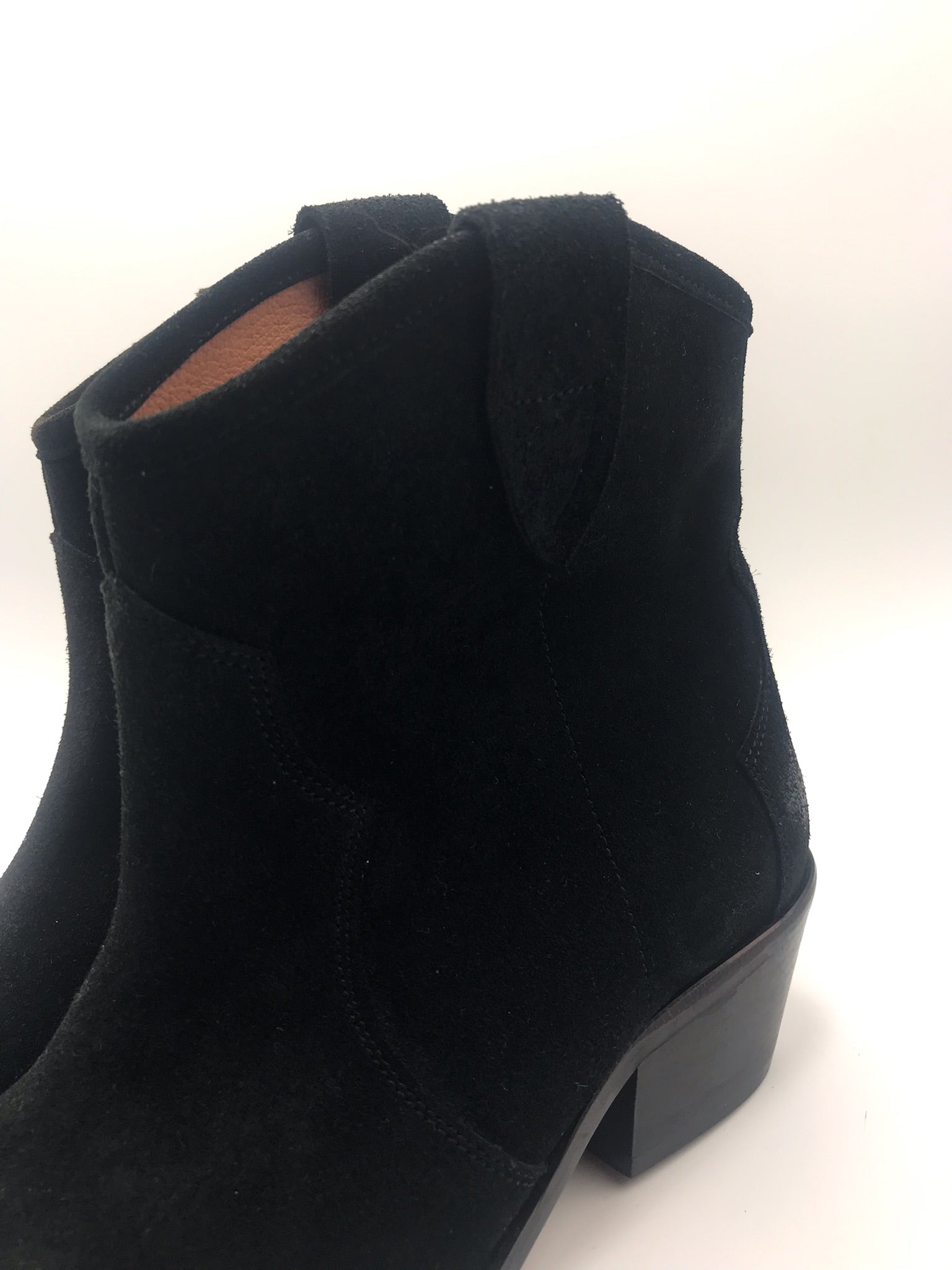 BOTA TEXANA BEAT SHOES PRETO COURO LISO BICUDO PONTA METAL