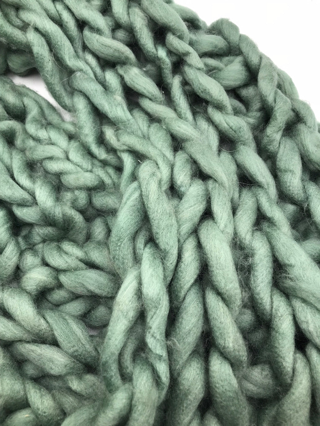 CACHECOL LÃ VERDE CIRCULAR