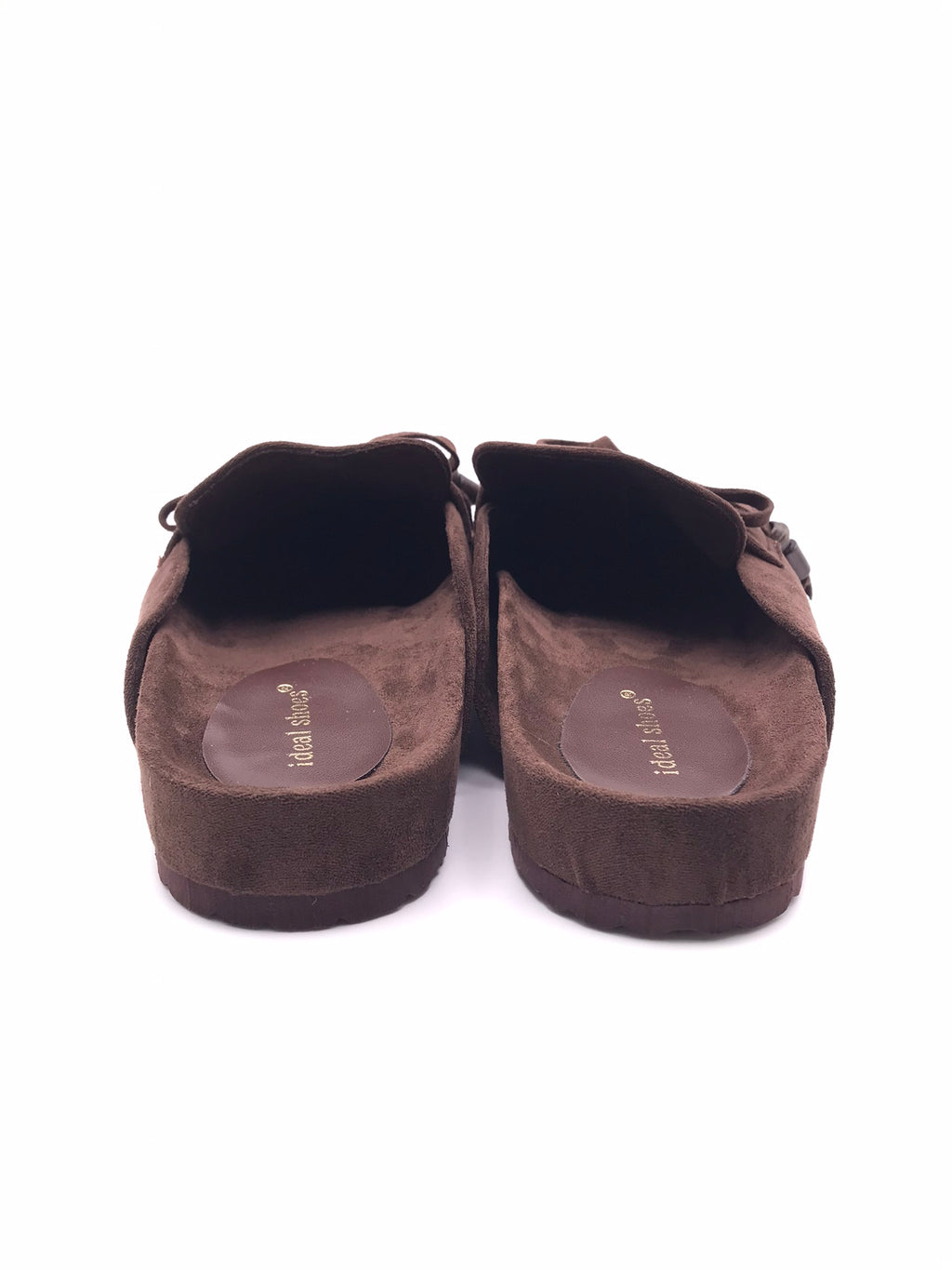 SOCAS IDEAL SHOES CASTANHO ESCURO CAMURÇA FRANJA