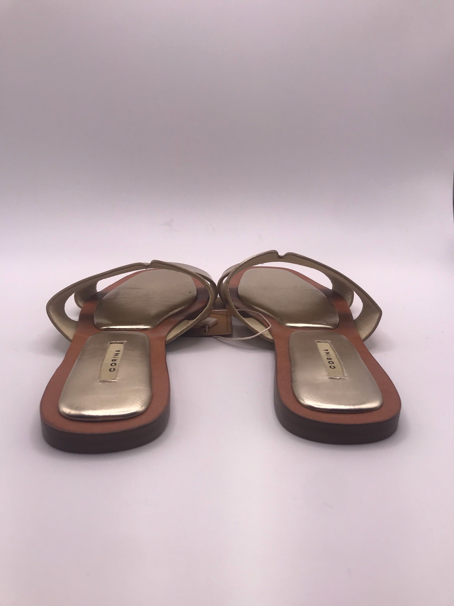 CHINELO SANDÁLIA CORINA DOURADO ECO PELE