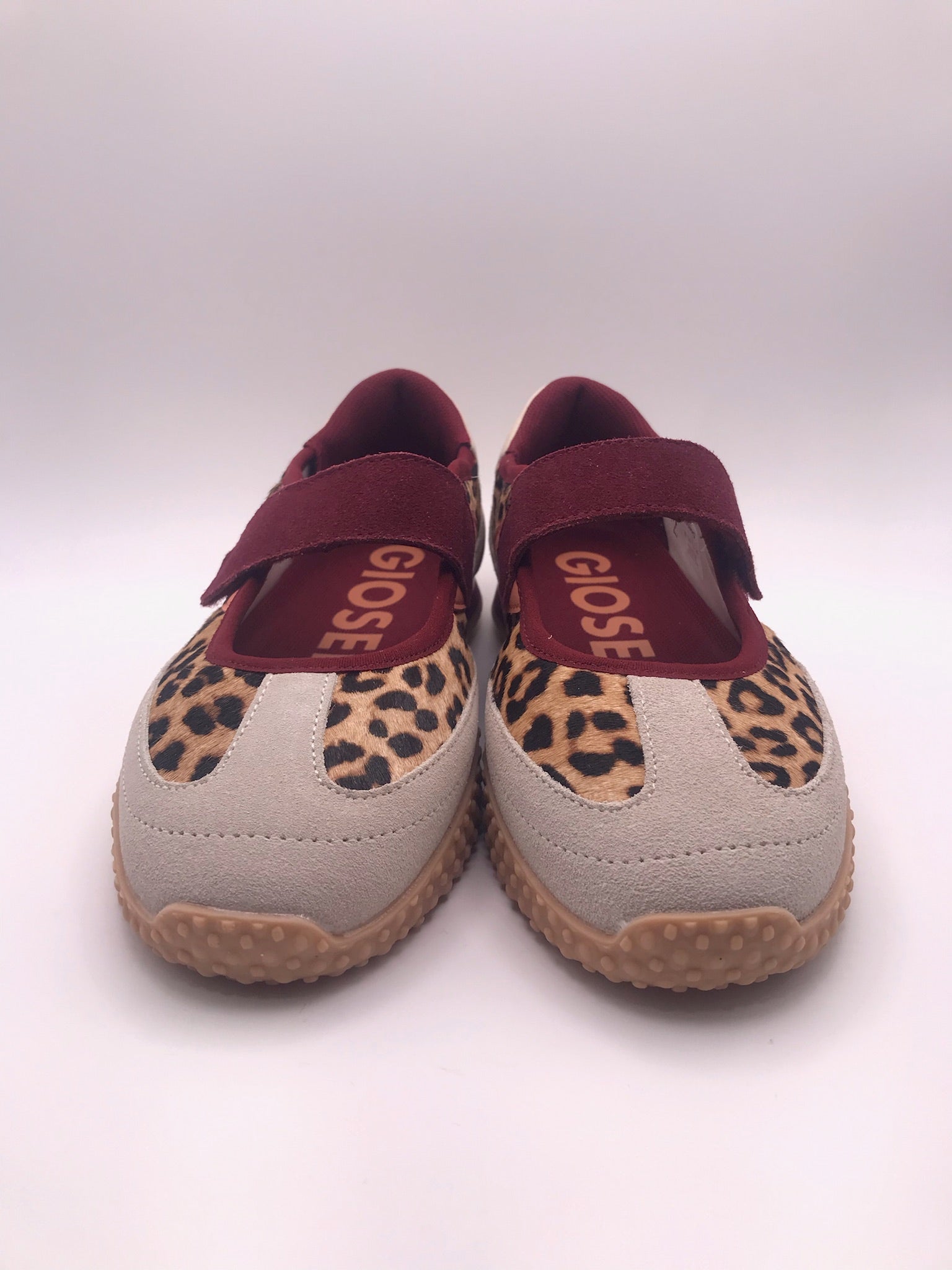 TENIS SABRINA CUNHA GIOSEPPO BORDO ANIMAL PRINT ROSA BEGE SEM ATACADORES