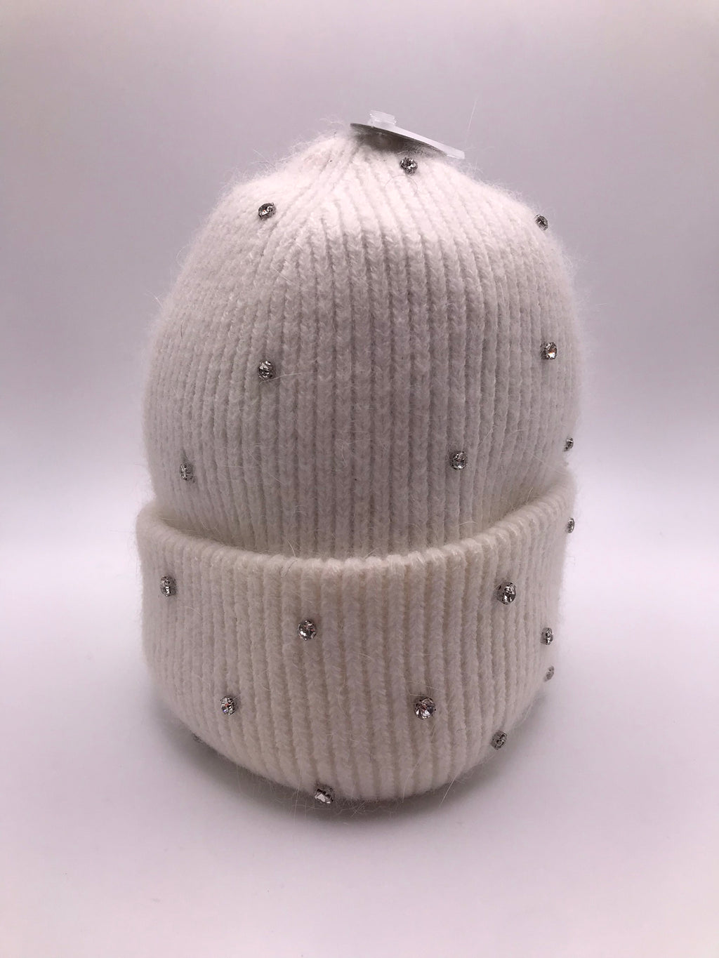 GORRO BRANCO PEDRAS BRILHOS CANELADO