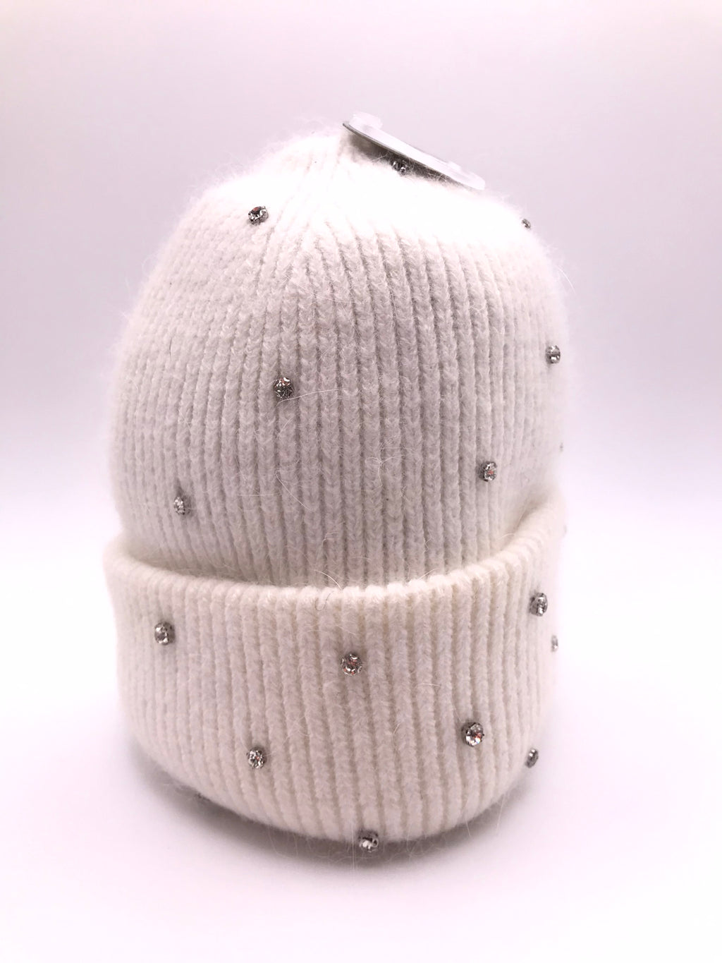 GORRO BRANCO PEDRAS BRILHOS CANELADO