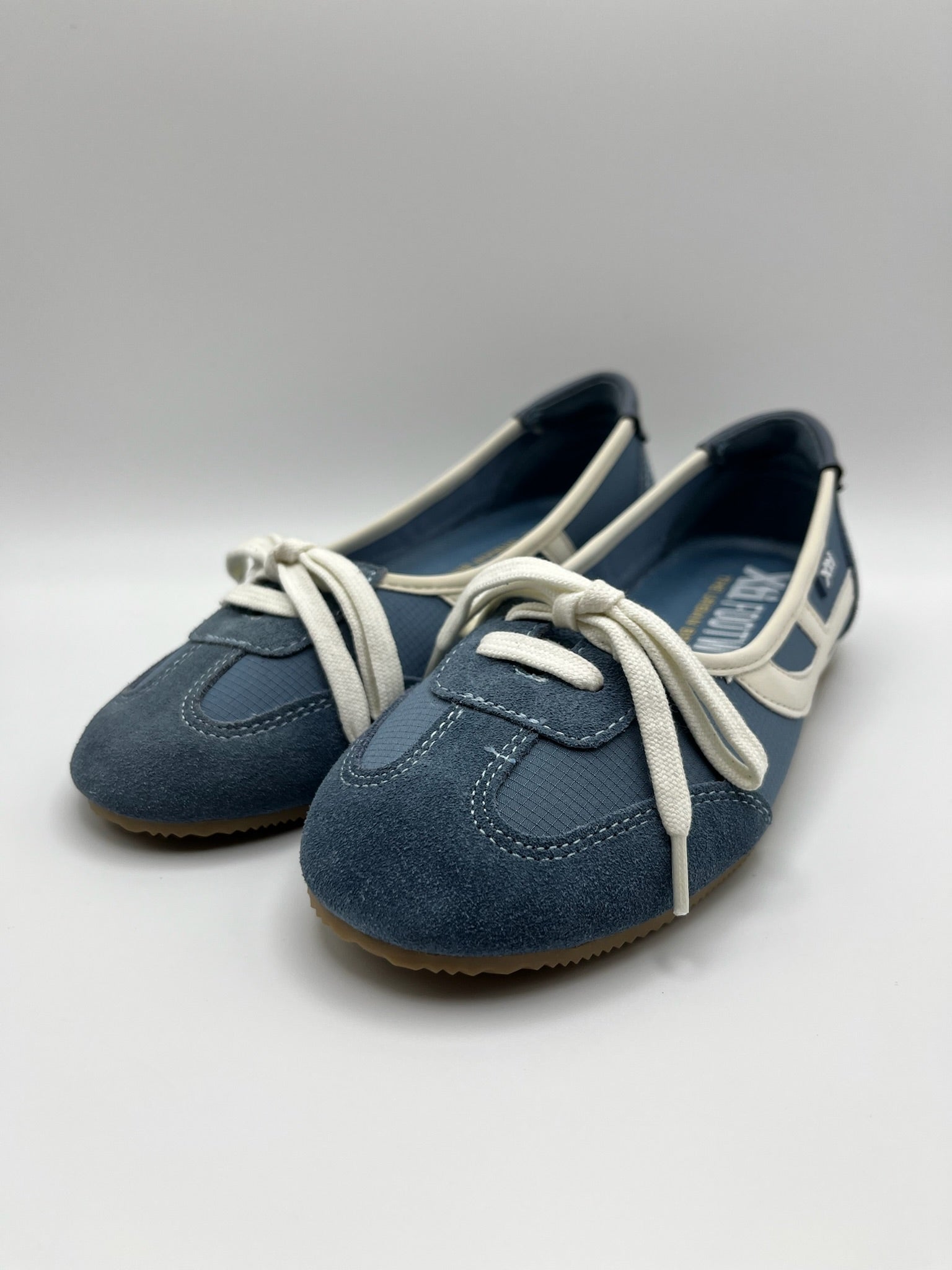 Sapatilhas Casuais Femininas Xti Azul Jeans em Camurça e Lona; Sabrinas Sapatos Tenis Modelo Balangai super Confortáveis