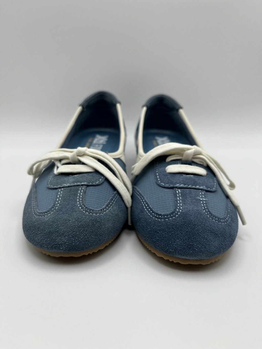 Sapatilhas Casuais Femininas Xti Azul Jeans em Camurça e Lona; Sabrinas Sapatos Tenis Modelo Balangai super Confortáveis