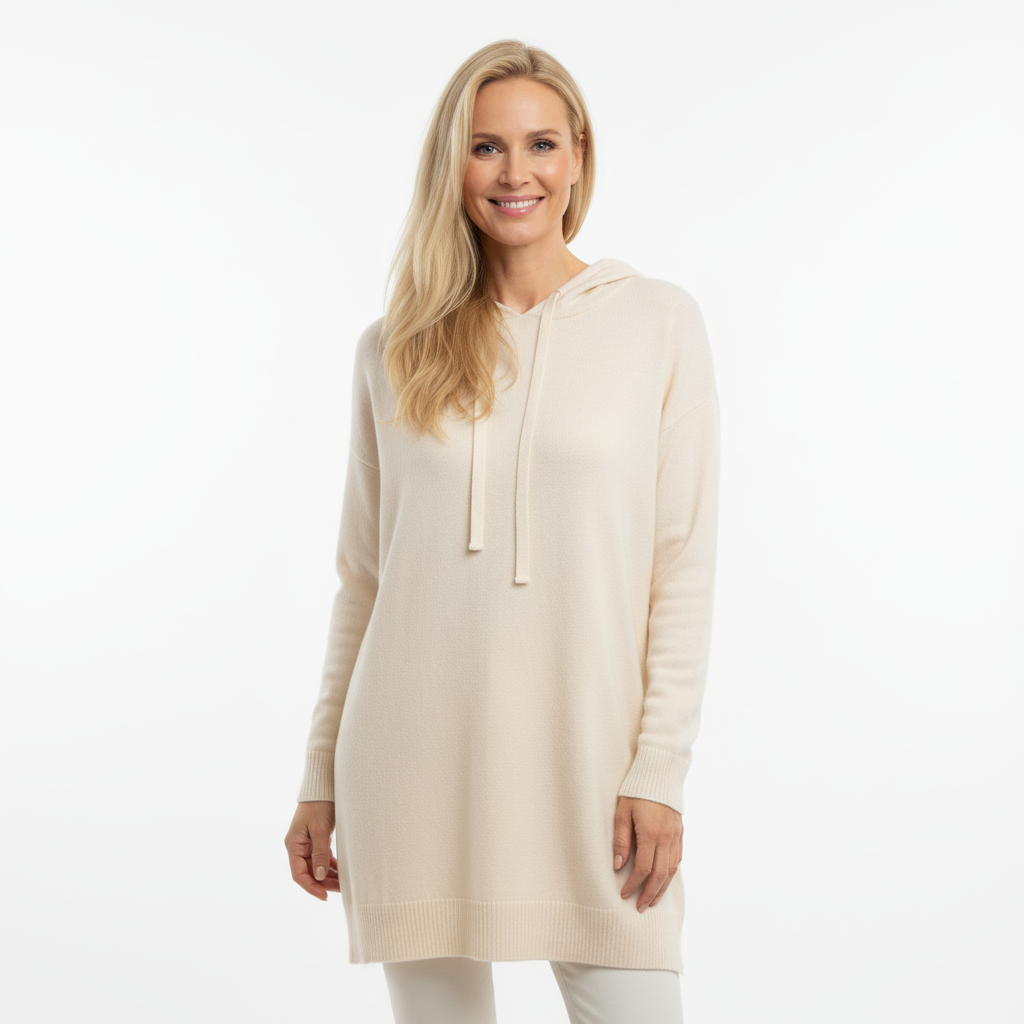 CAMISOLA SERENDIPITY AMARELO BEBE PUNHO BARRA CANELADO TOUCA AJUSTAVEL