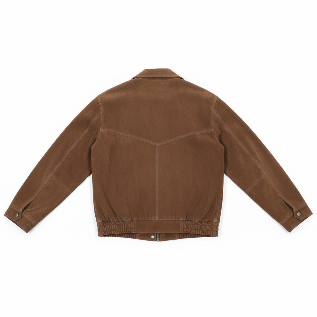 JAQUETA DE ROYAL CASTANHO ZIPER BOLSOS DETALHES EM DOURADOS