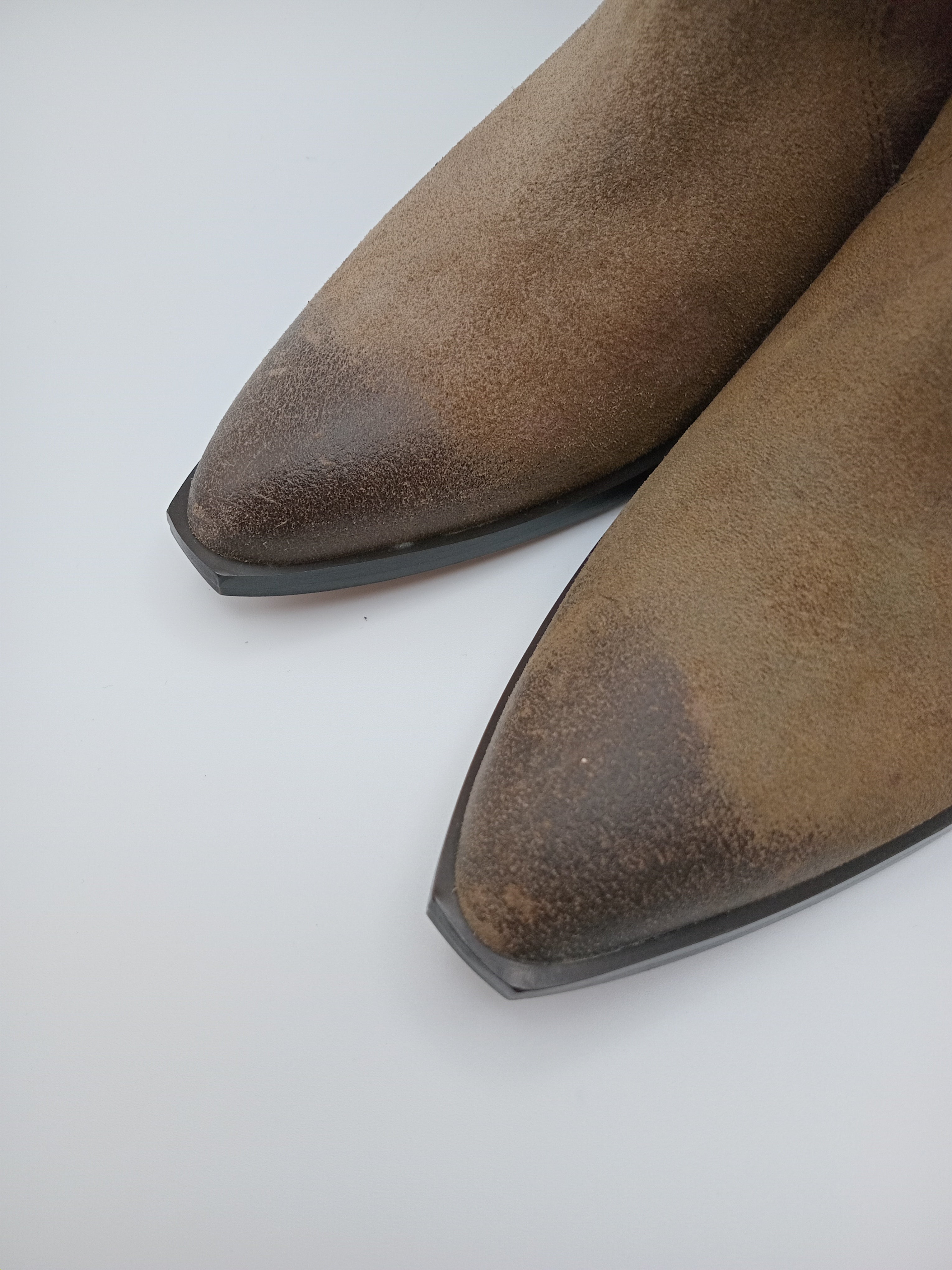 BOTA TEXANA BEAT SHOES CASTANHO COURO LISO BICUDO
