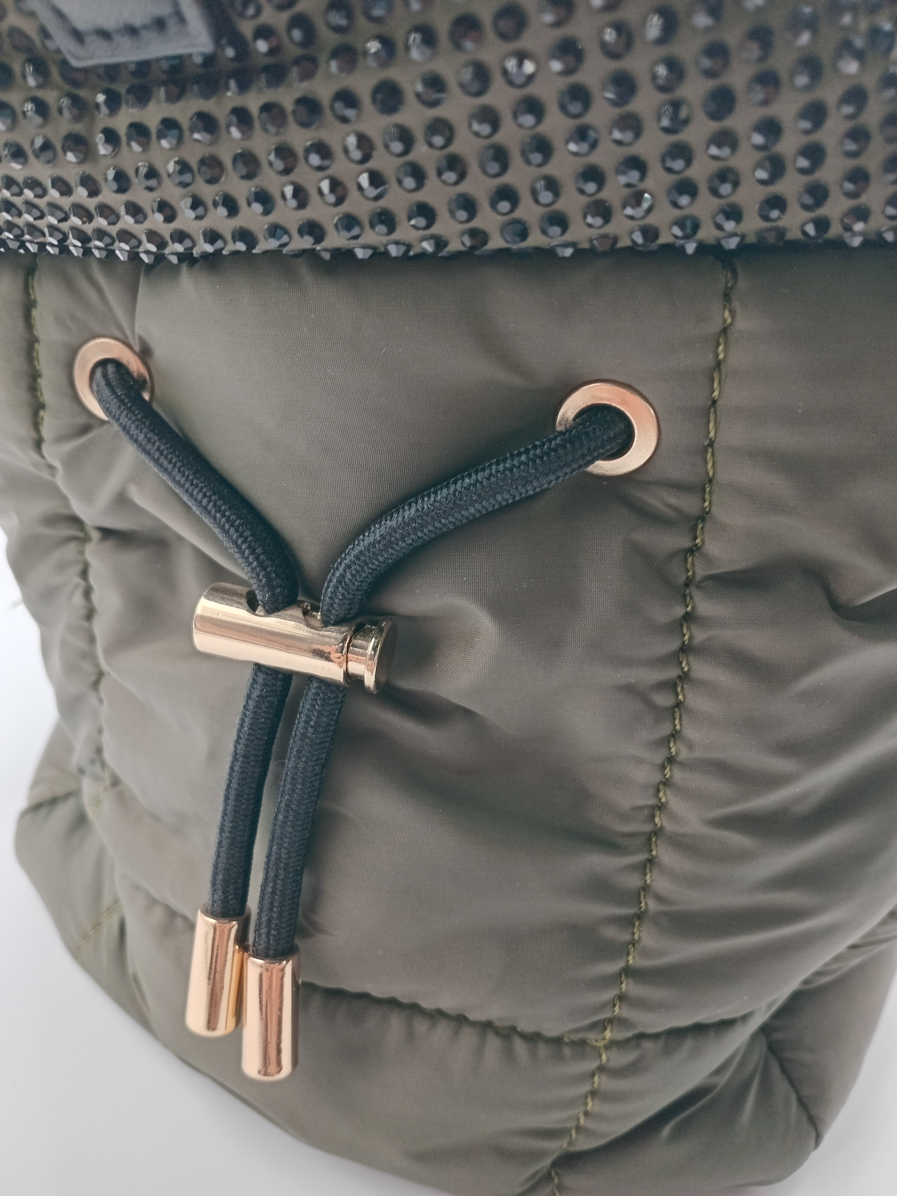 MALA XTI VERDE TECIDO ONÇA BRILHO