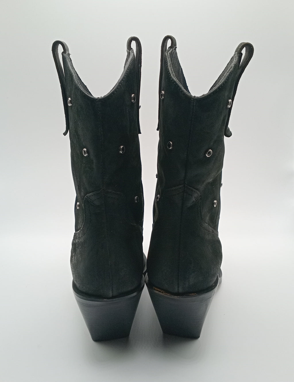 BOTA TEXANA BEAT SHOES PRETO COURO TAXAS BICUDO