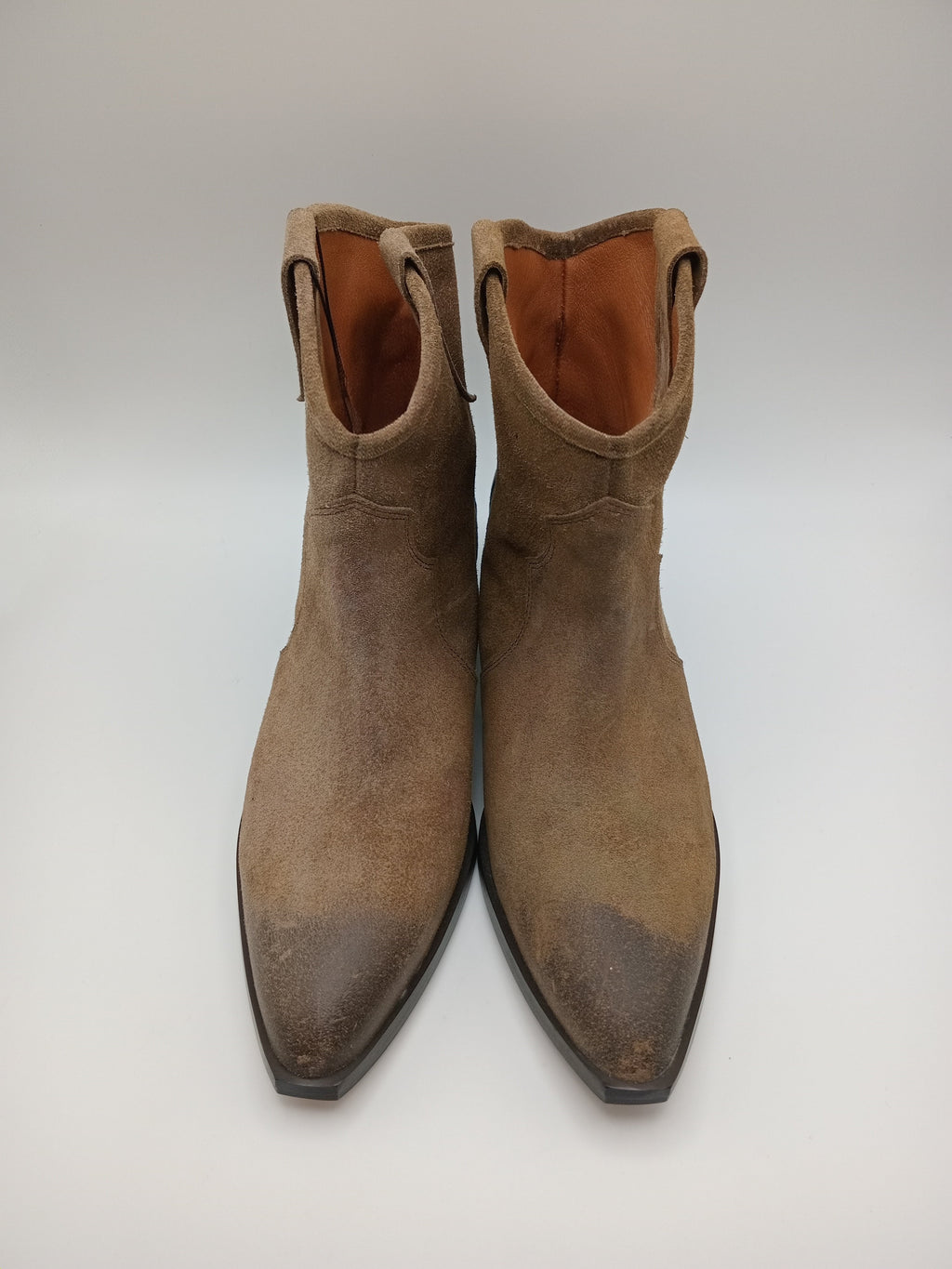 BOTA TEXANA BEAT SHOES CASTANHO COURO LISO BICUDO
