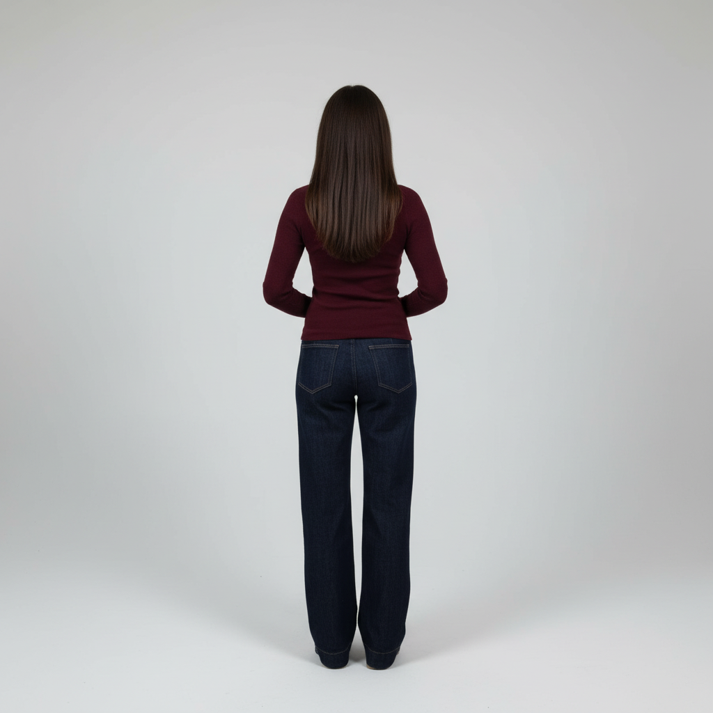 CAMISOLA VINCEOTTO BORDO DECOTE EM BICO MANGA CUMPRIDA