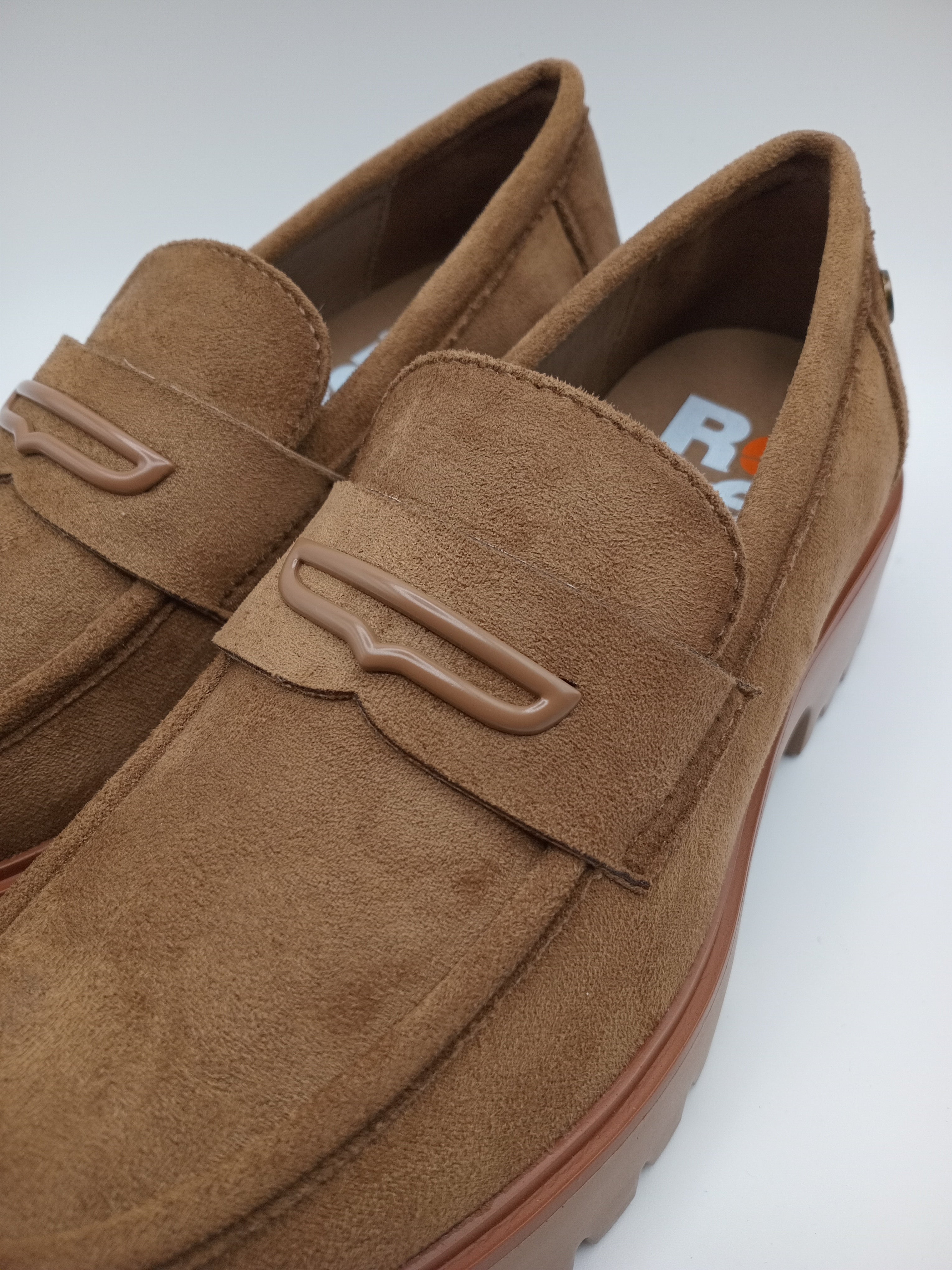 MOCASSIM SALTO REFRESH CASTANHO VELUDO TRATORADO