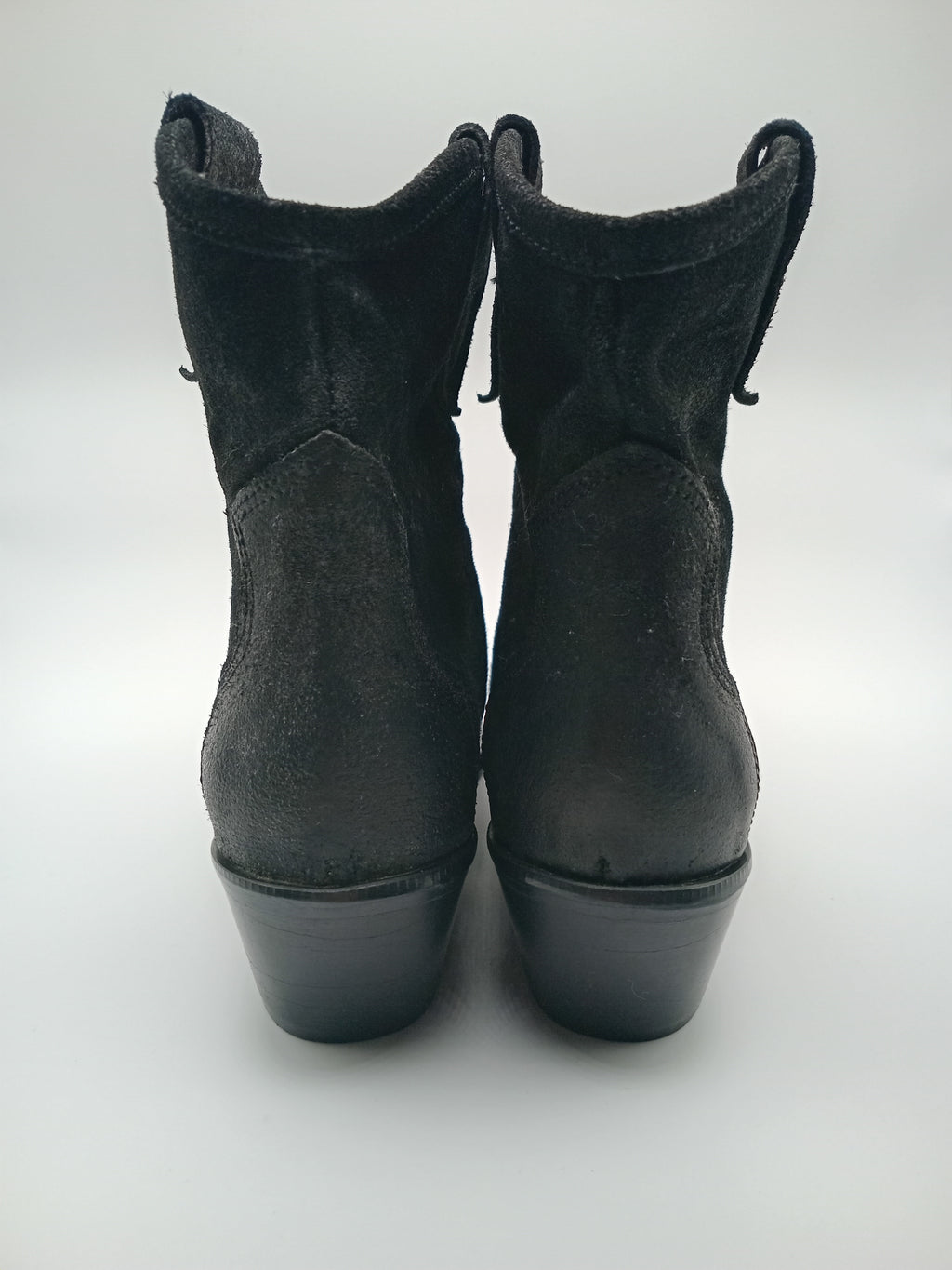 BOTA TEXANA BEAT SHOES PRETO COURO LISO BICUDO