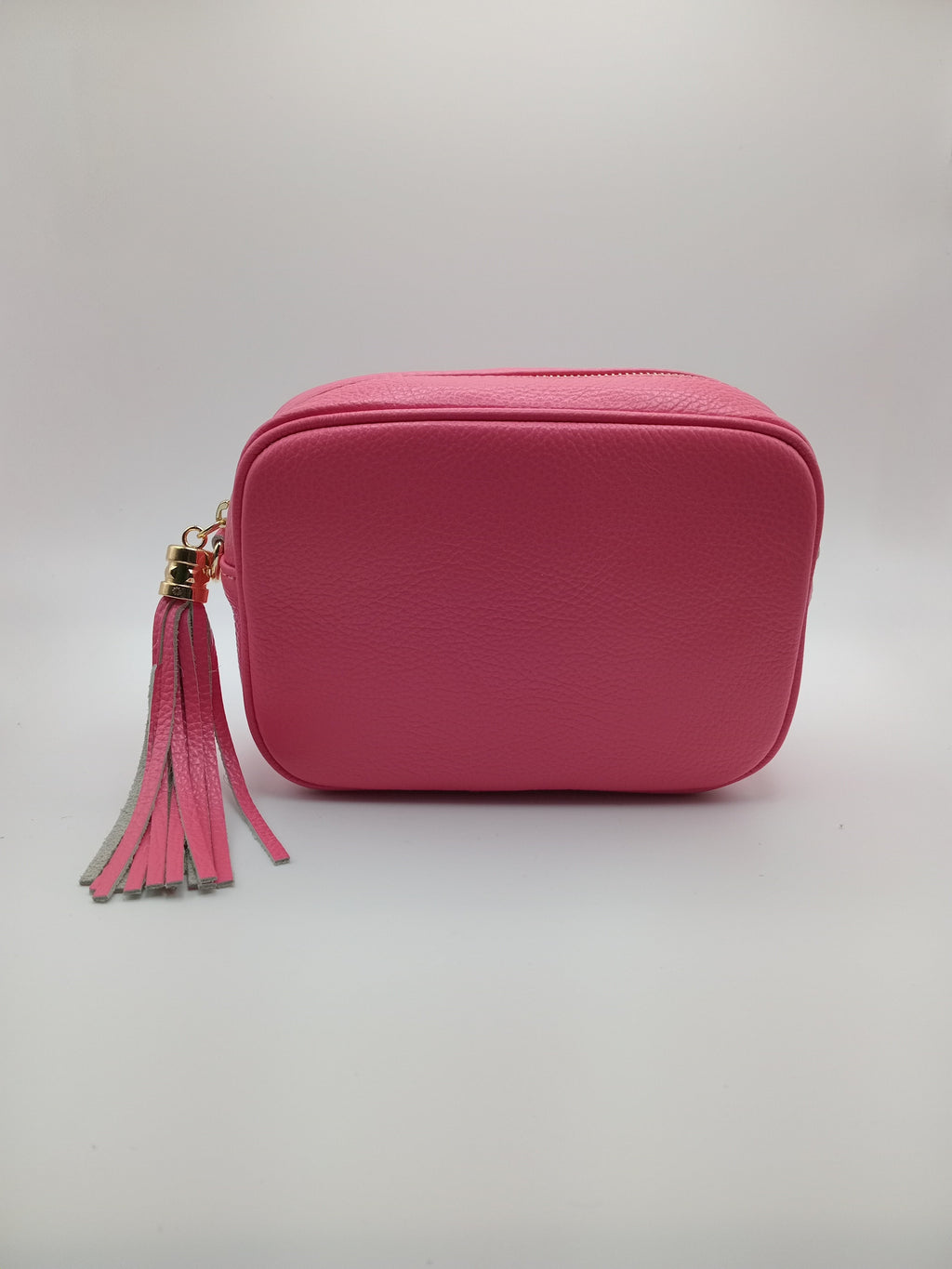 BOLSA CLUTCH MACADI ROSA ECO PELE FRANJA ALÇA REMOVÍVEL E AJUSTÁVEL MALA