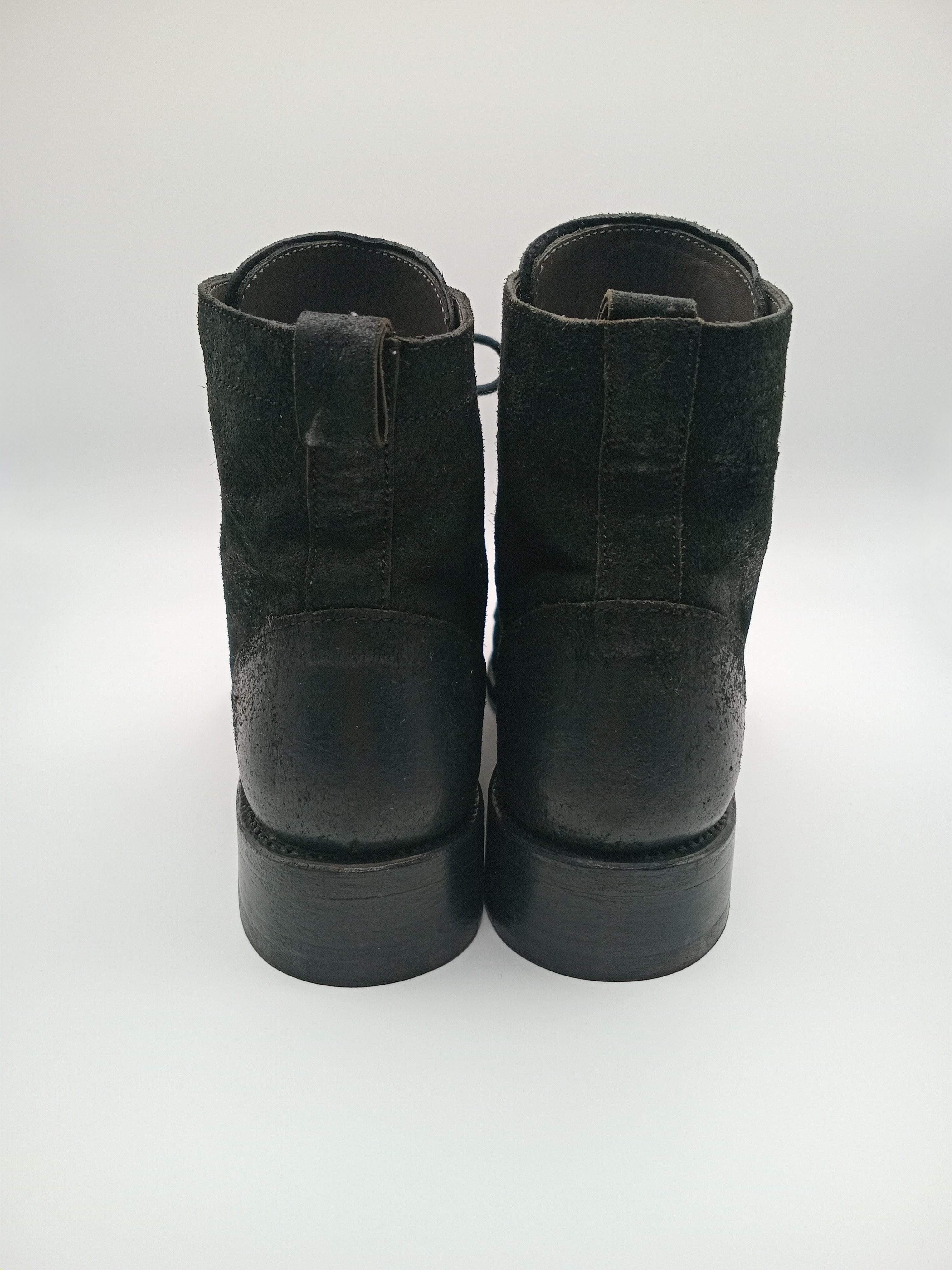 BOTA COTURNO I HAVE A TRIBE PRETO BT BLACK COURO