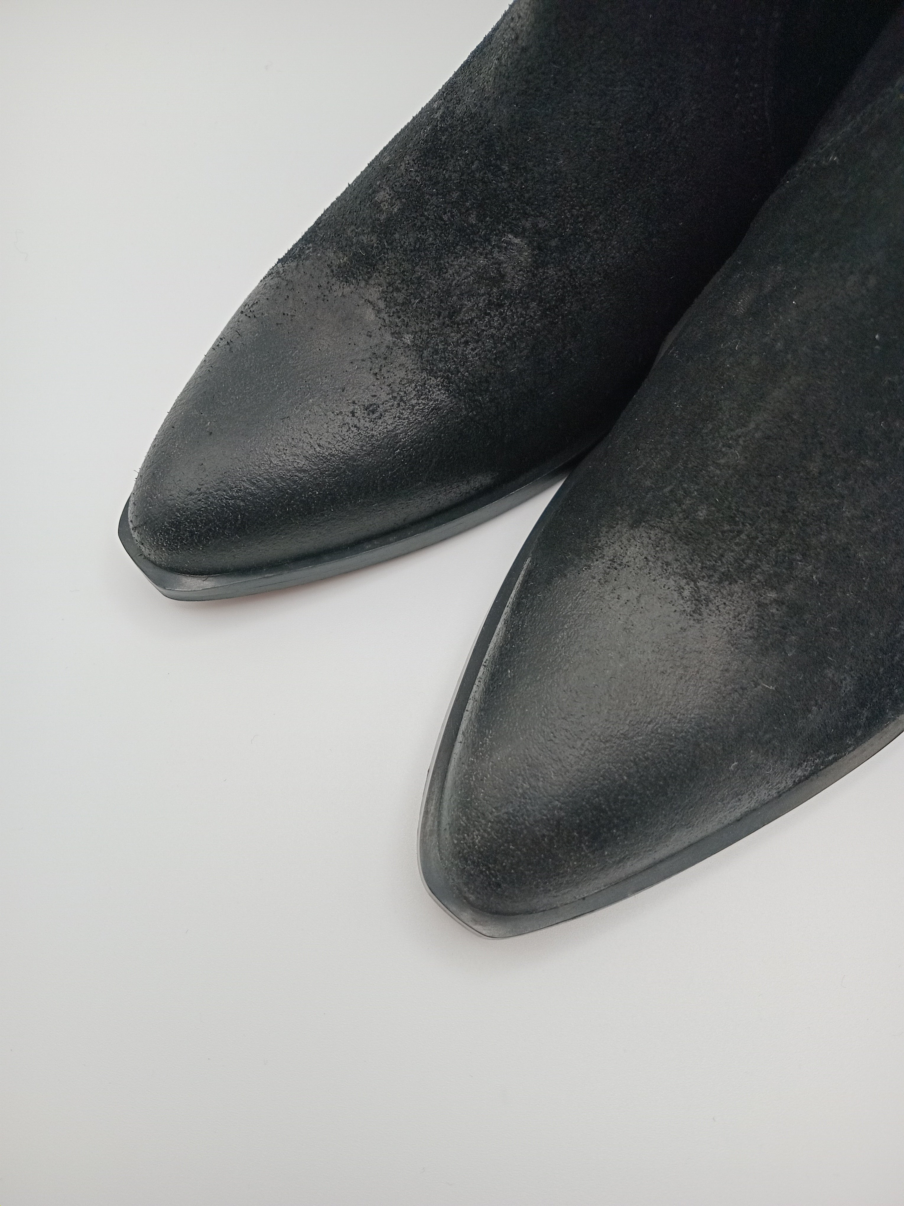 BOTA TEXANA BEAT SHOES PRETO COURO LISO BICUDO