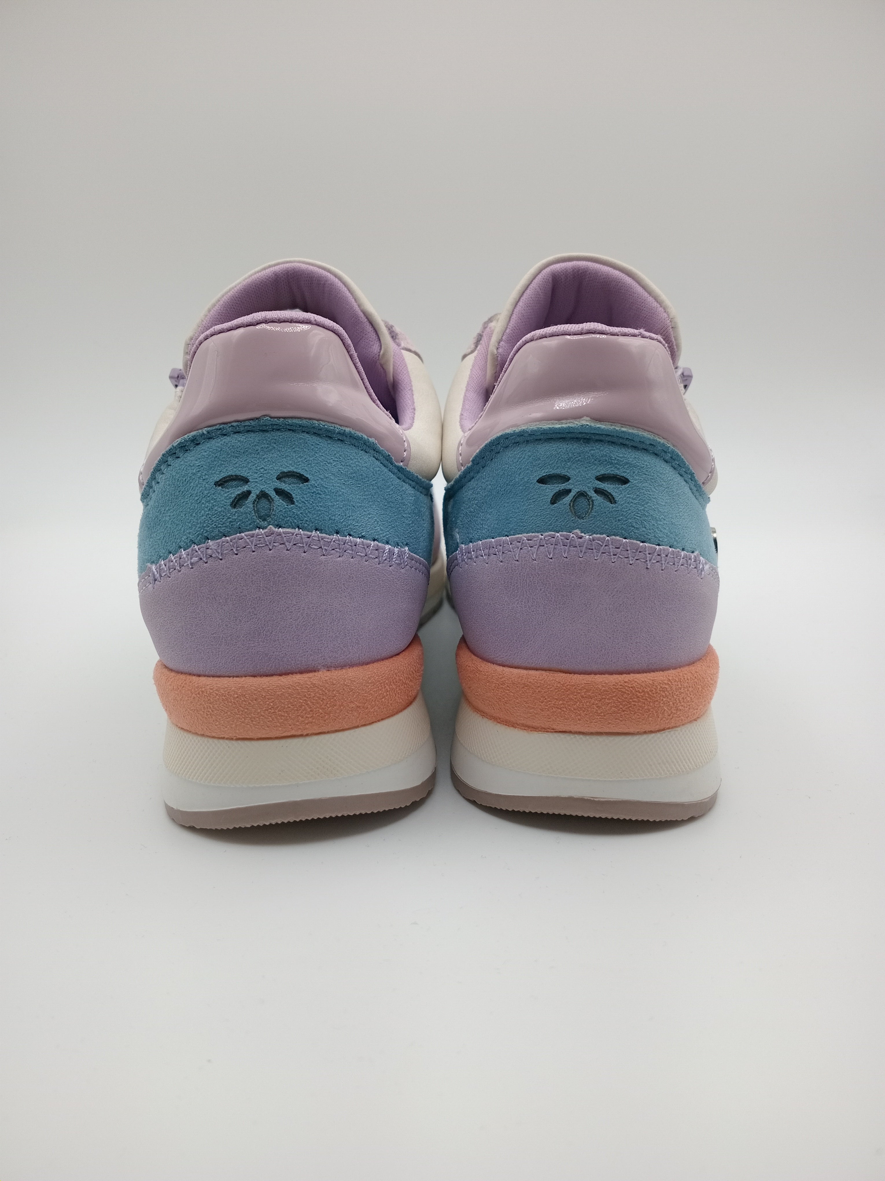 TÊNIS REFRESH LILAS CINZA AZUL TECIDO ABERTURA ZIPER LATERAL