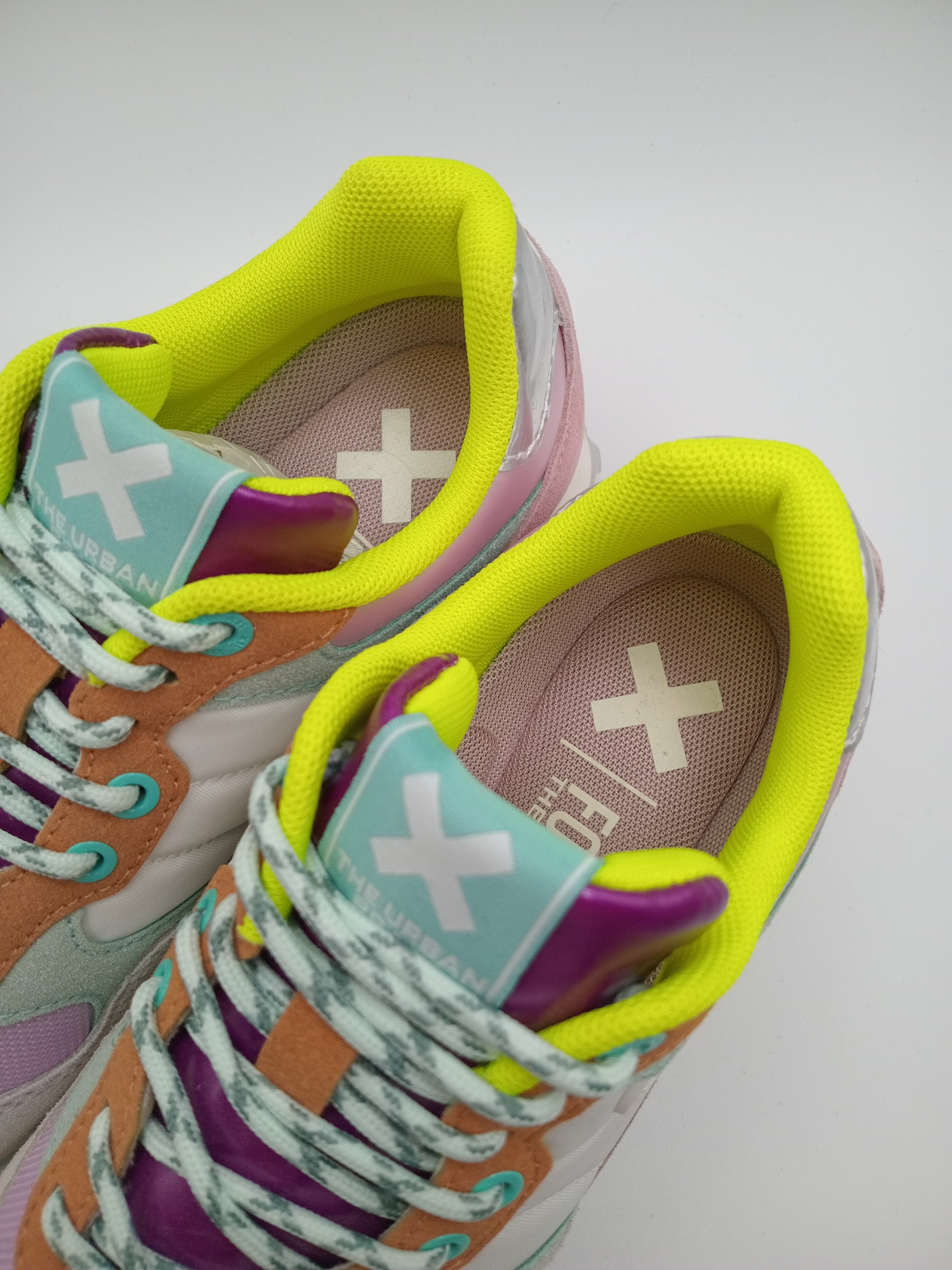 TÊNIS XTI LILAS ROXO CINZA AMARELO NEON BRANCO AZUL TECIDO SPORT